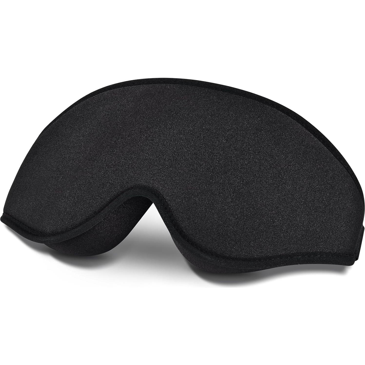 Máscara de Sueño CARFIA 3D Ajustable, 100% Oscuridad Total