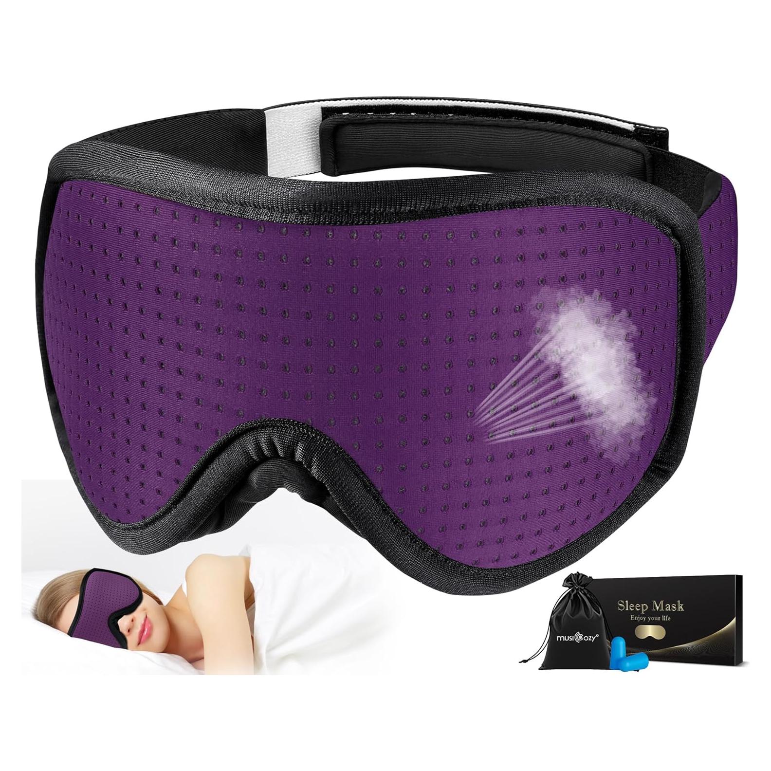 MÁSCARA PARA DORMIR MUSICOZY 3D Transpirable Ajustable