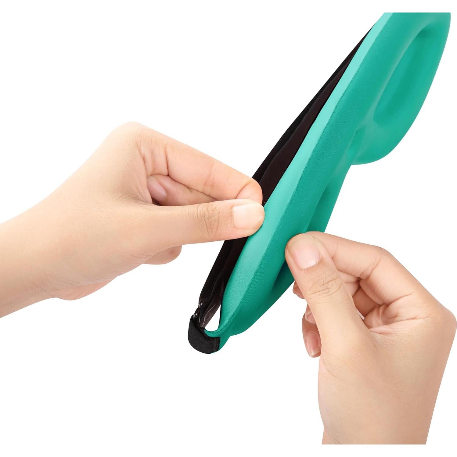 Máscara para dormir Sajakliy 3D opaca ajustable azul