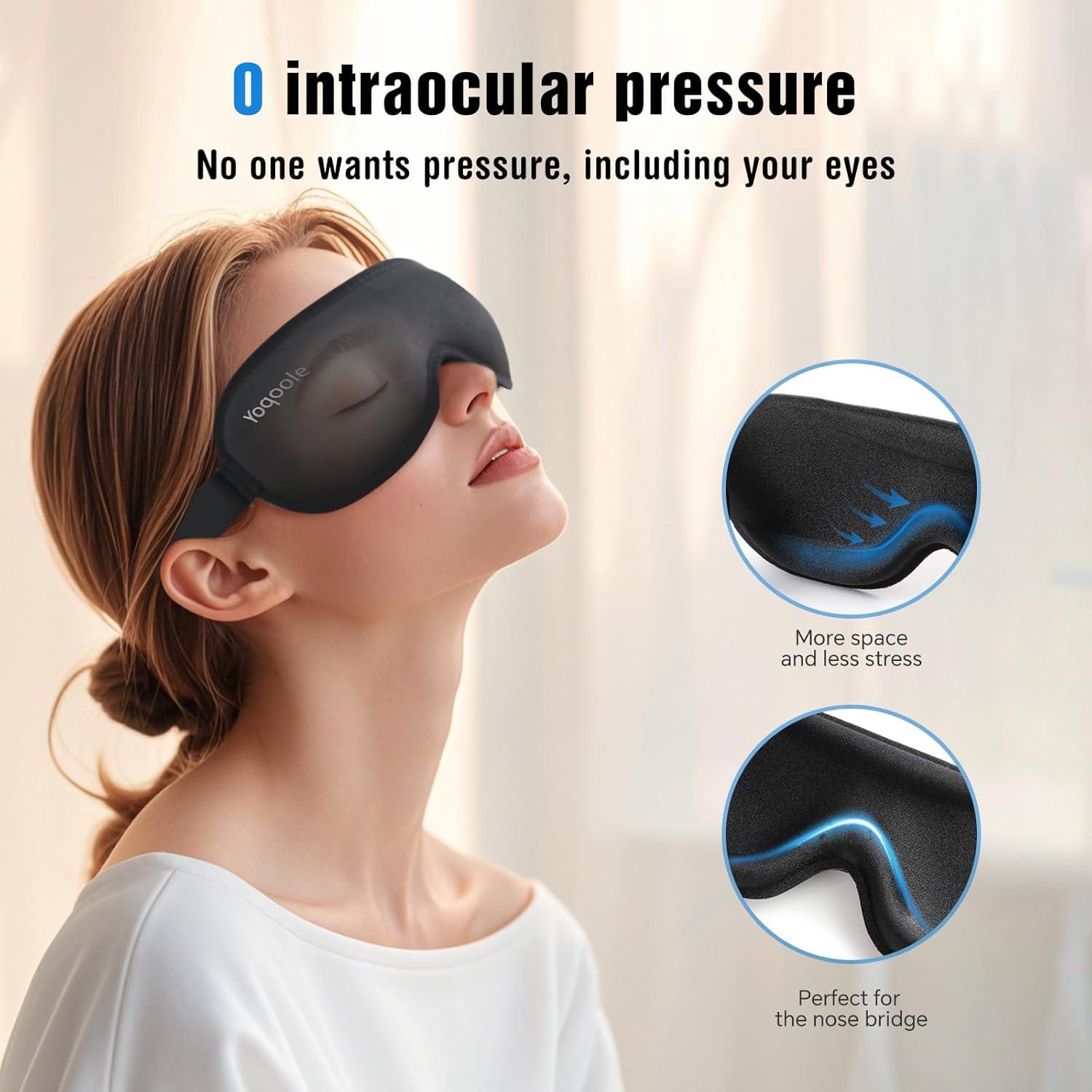 Máscara de Ojos para Dormir Yoqoole 3D Sin Presión 24.99cm