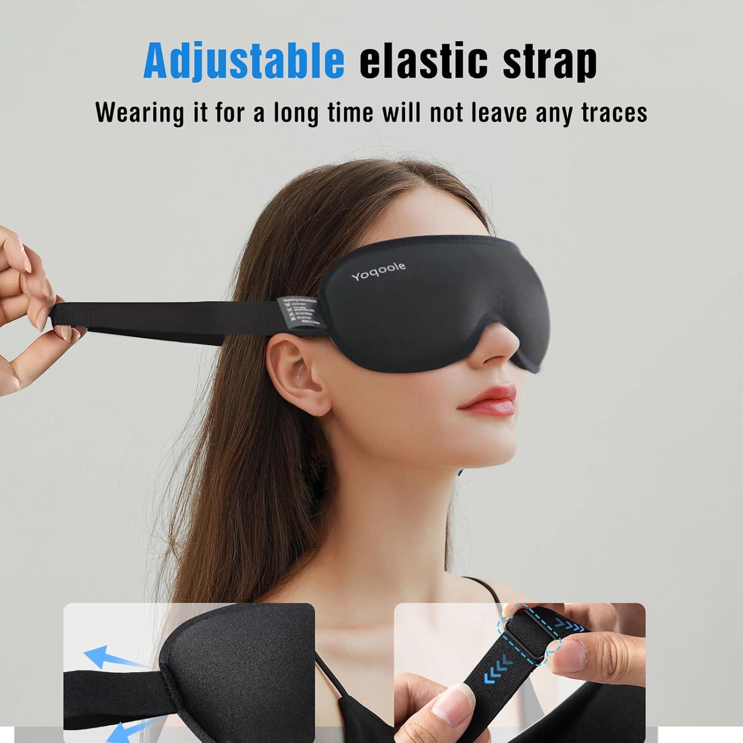 Máscara de Ojos para Dormir Yoqoole 3D Sin Presión 24.99cm