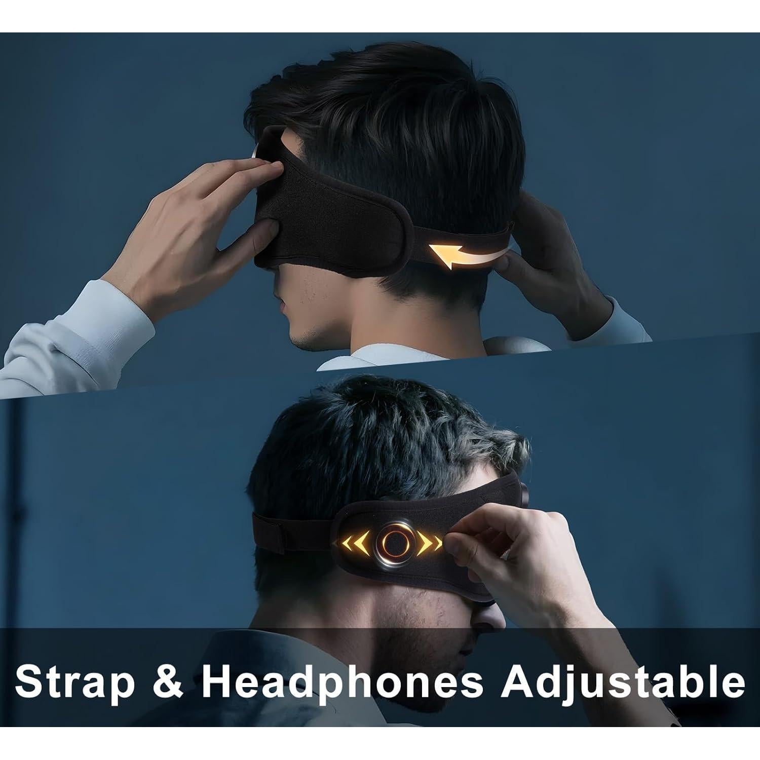 Máscara de Sueño Bluetooth ZHENYEMEI 3D con Temporizador