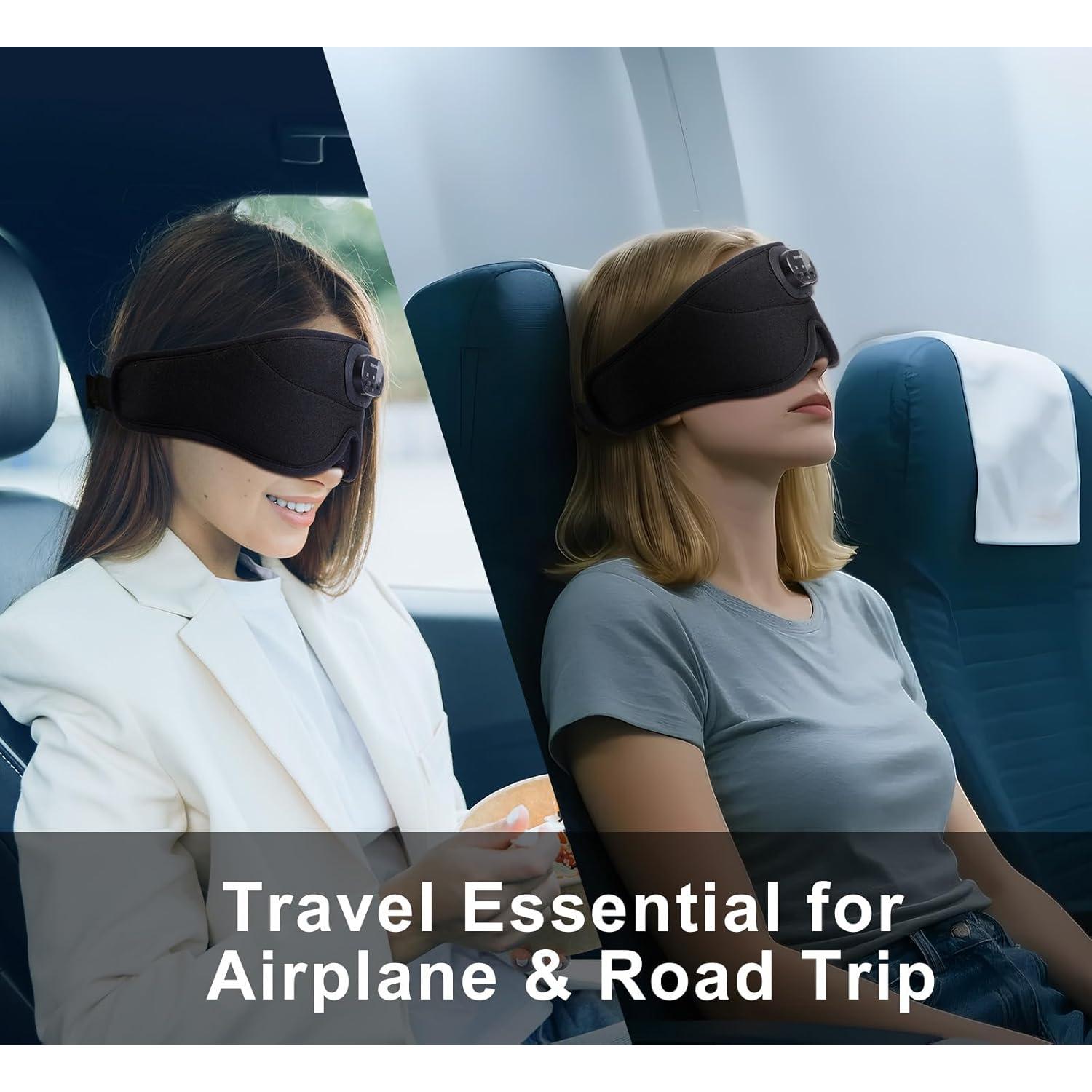 Máscara de Sueño Bluetooth ZHENYEMEI 3D con Temporizador