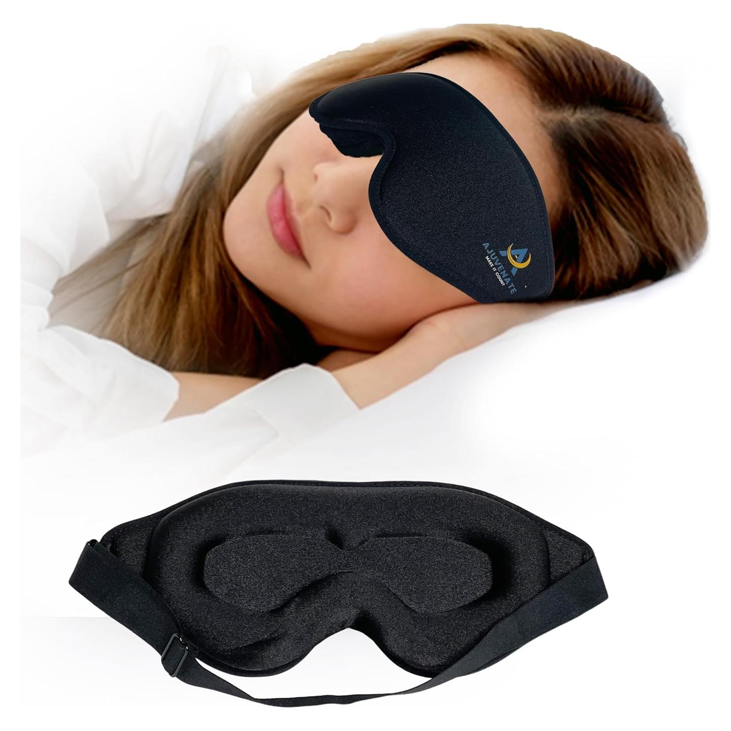 Máscara de Sueño 3D Eastragon | 100% Oscuridad, Antifaz Cómodo
