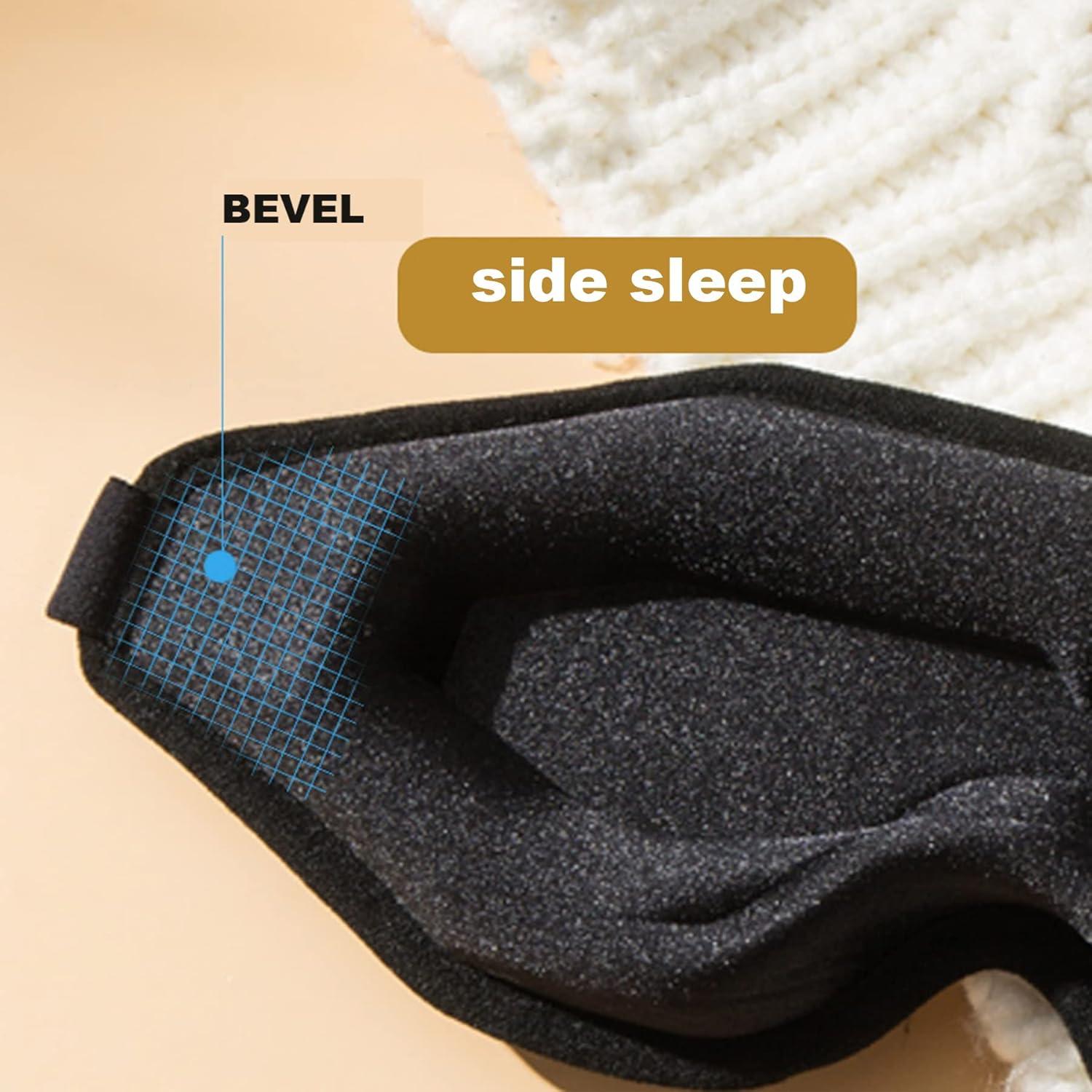 Máscara para dormir 3D FAN WU 100% opaca para ojos