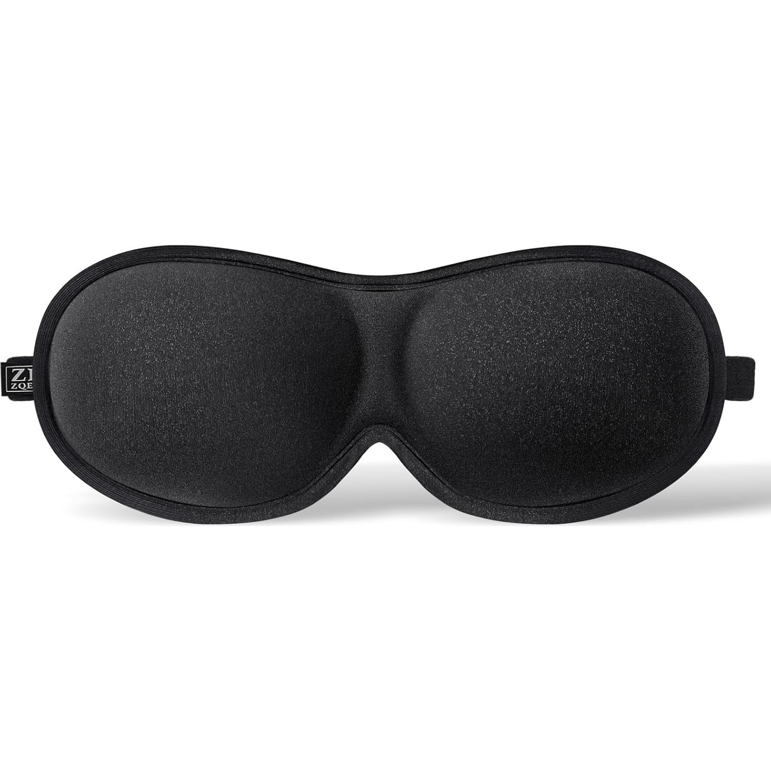 Máscara de Sueño 3D Zlzqer Blackout para Dormir - Negro