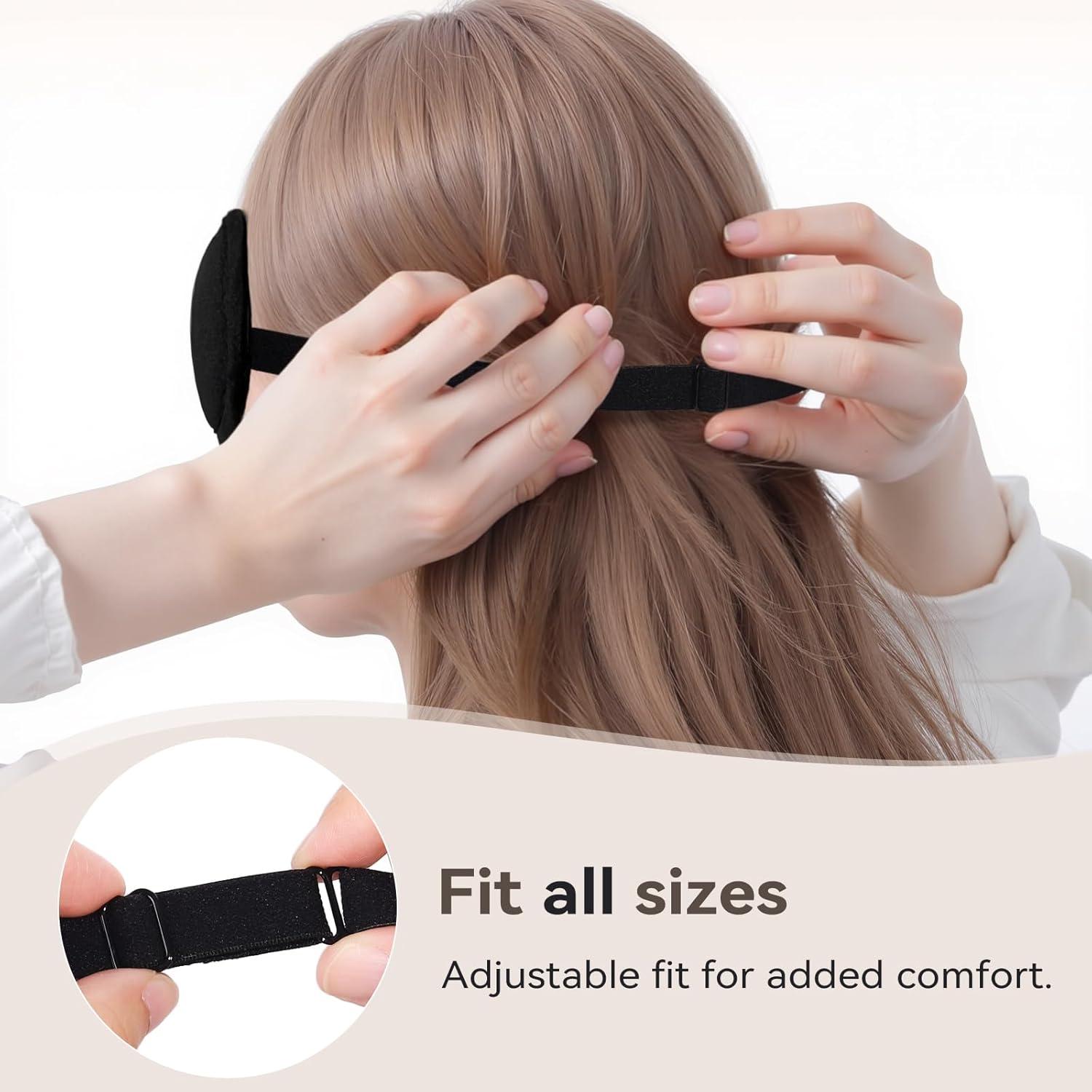 Máscara de Sueño 3D Zlzqer Blackout para Dormir - Negro