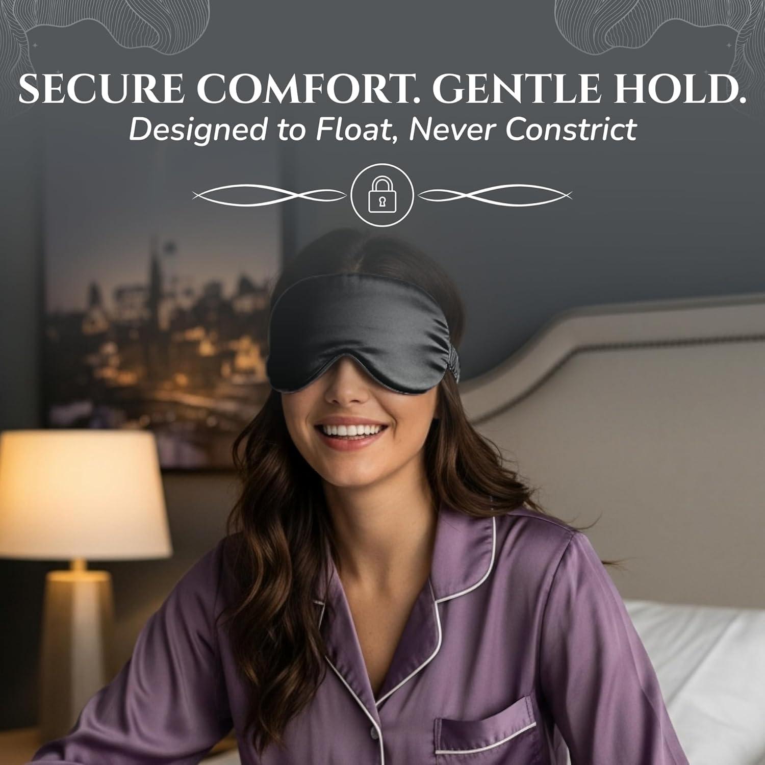 Máscara de Sueño de Seda Morera Sleep Sanctuary - Oscuridad Total