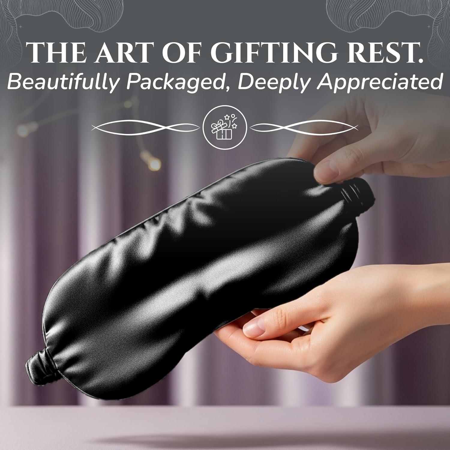 Máscara de Sueño de Seda Morera Sleep Sanctuary - Oscuridad Total