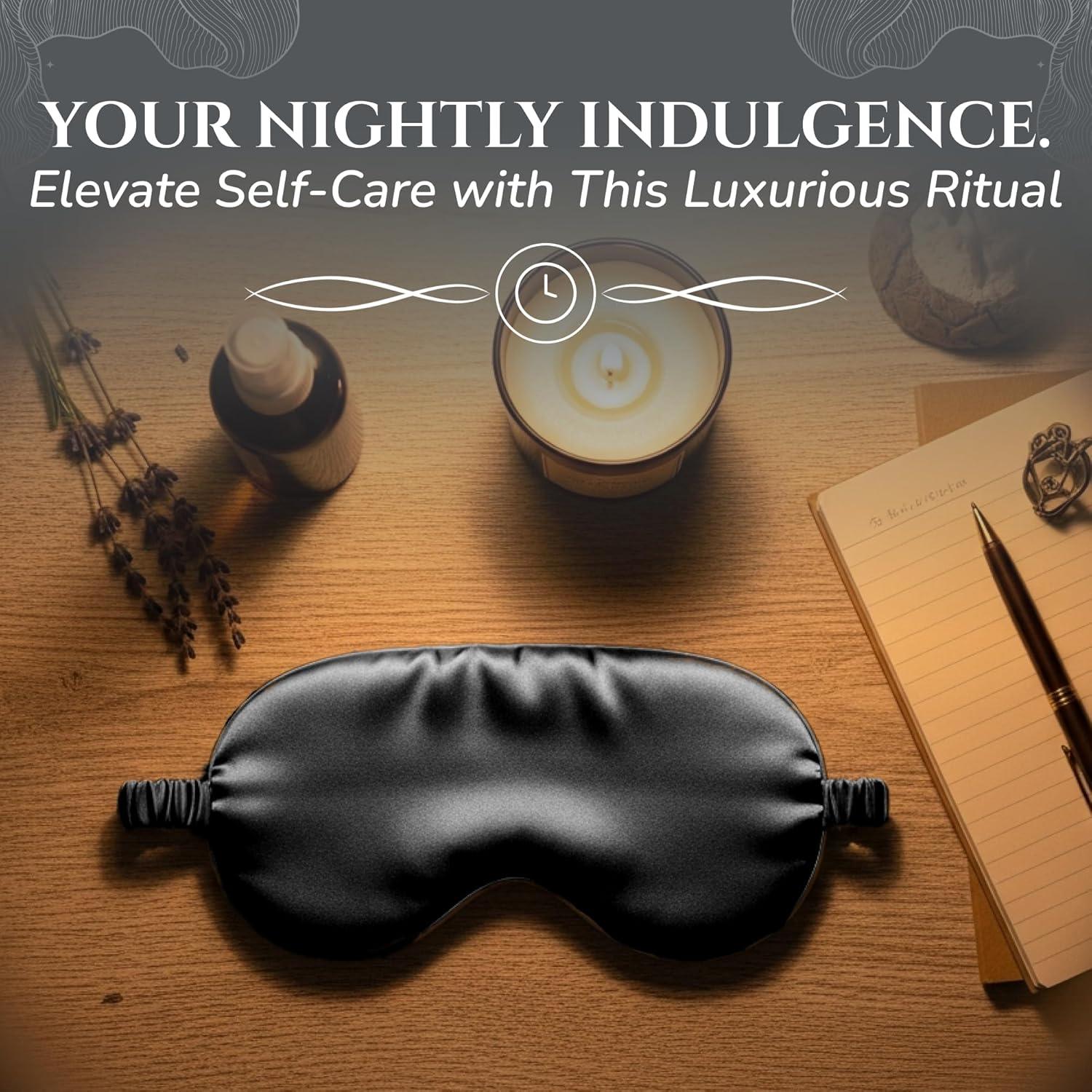 Máscara de Sueño de Seda Morera Sleep Sanctuary - Oscuridad Total