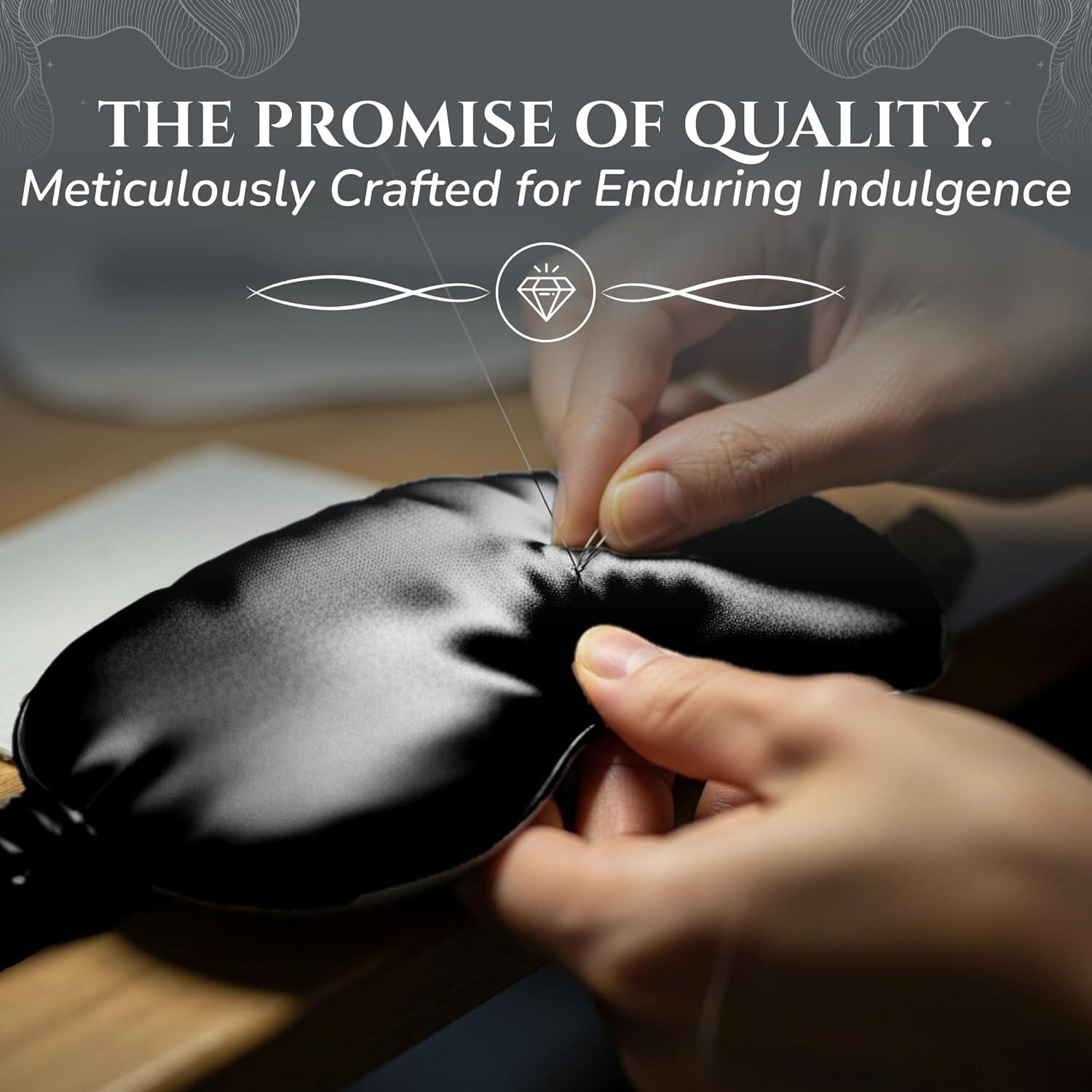 Máscara de Sueño de Seda Morera Sleep Sanctuary - Oscuridad Total