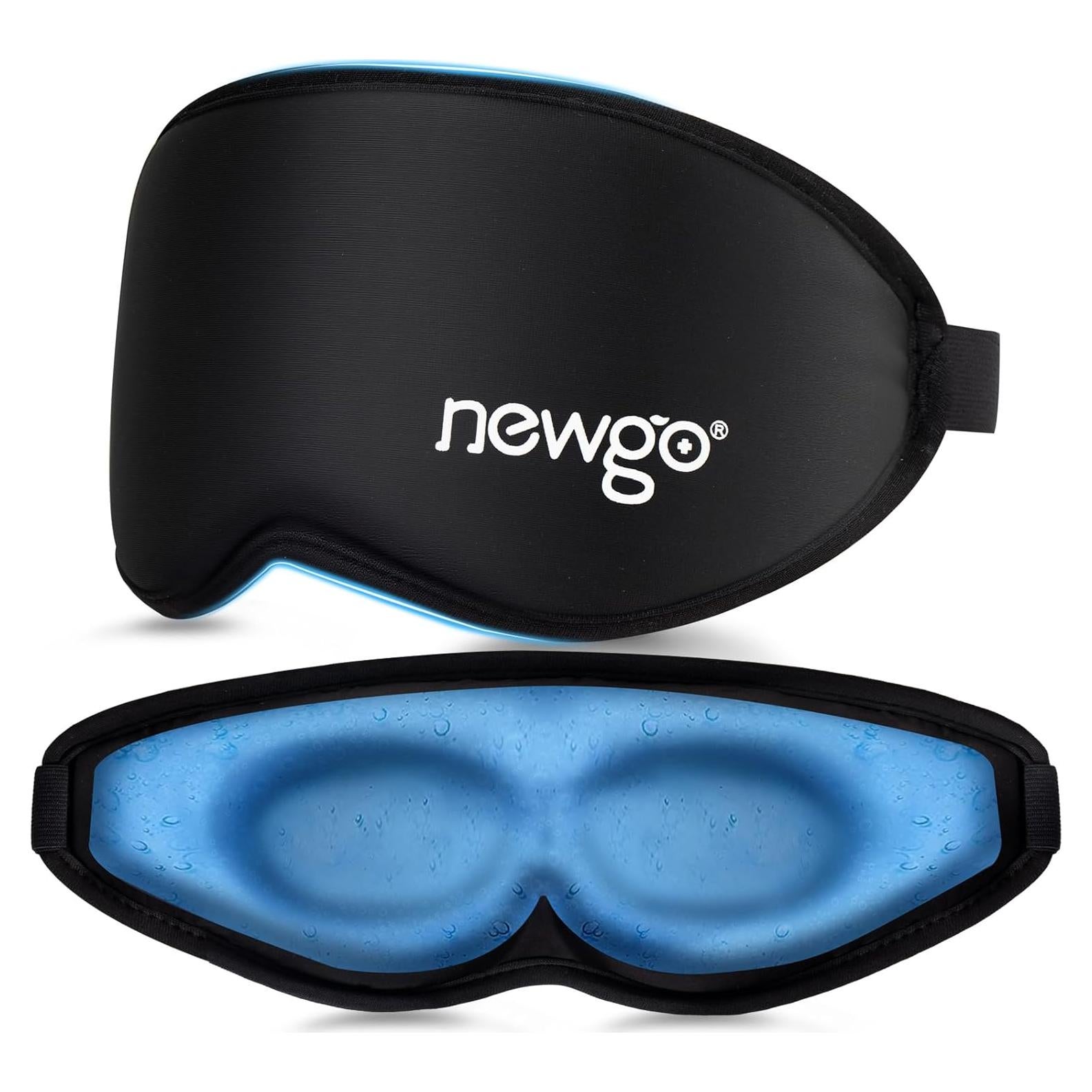 Máscara de Gel Frío para Ojos NEWGO 3D Suave Alivio Estrés