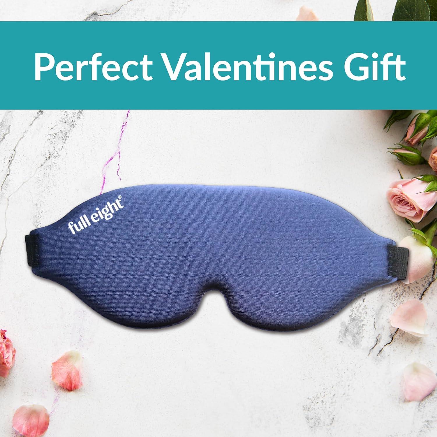 Máscara para dormir 3D Full Eight, bloquea luz, ajustable, lavable