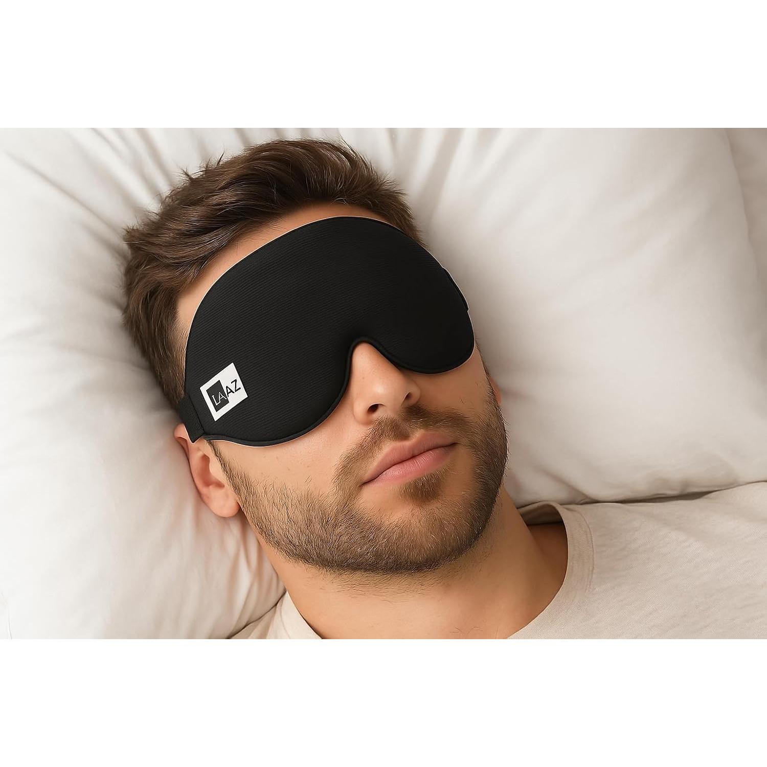 Máscara de Sueño LAAZ con Peso de Seda y Enfriamiento