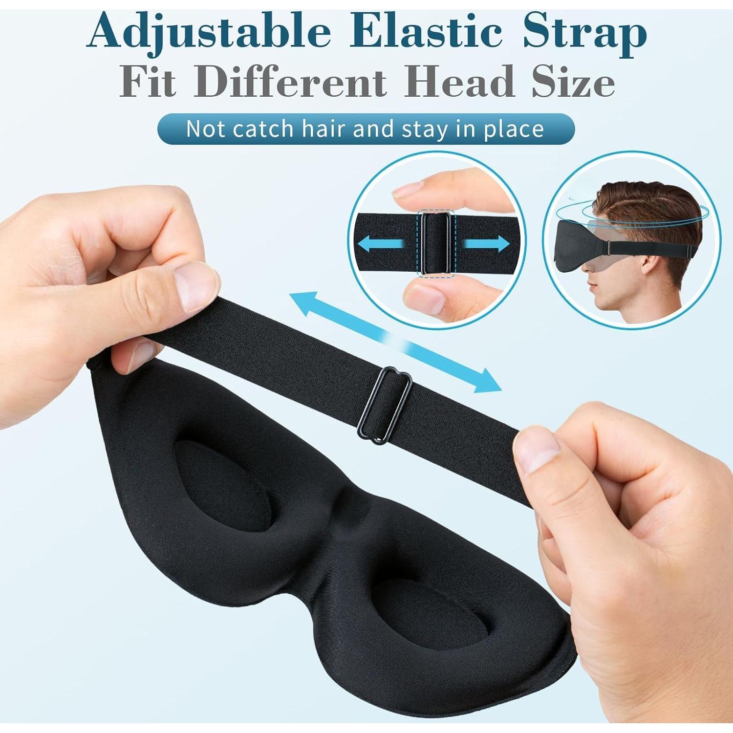 Máscara de Sueño LAAZ con Peso de Seda y Enfriamiento