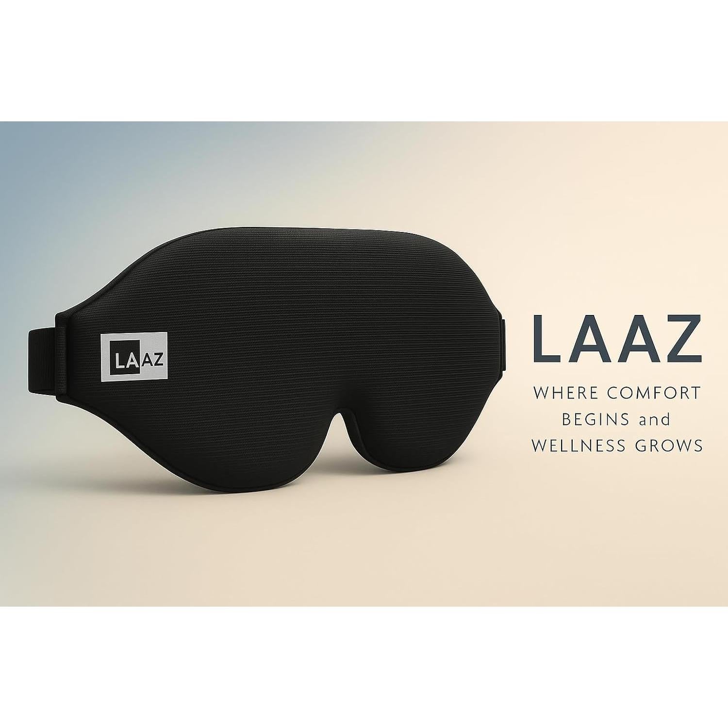 Máscara de Sueño LAAZ con Peso de Seda y Enfriamiento