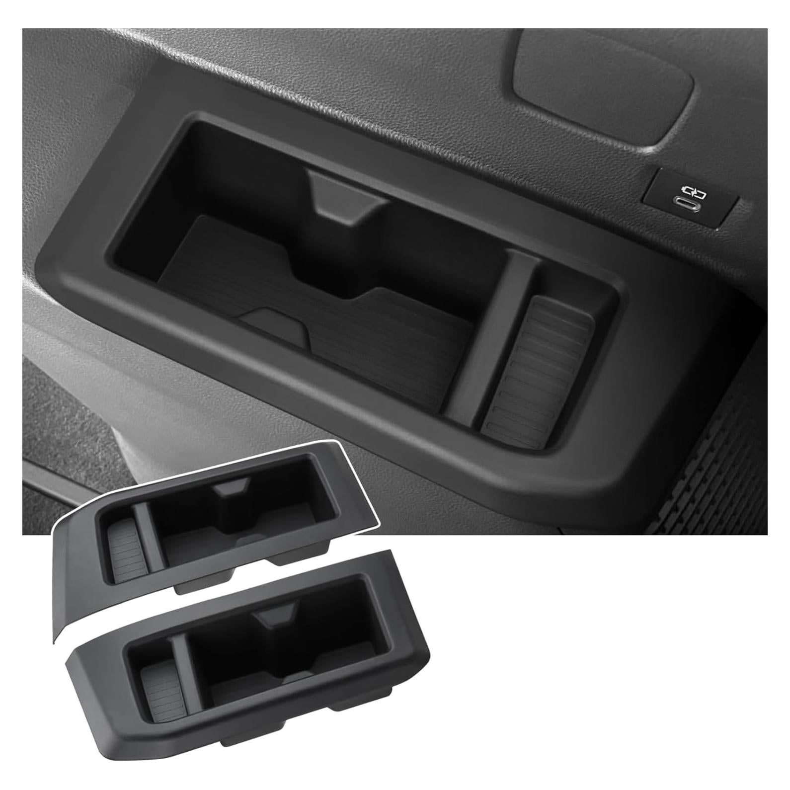 Inserto Soporte para Tazas Toyota Land Cruiser 2024-2025 Negro