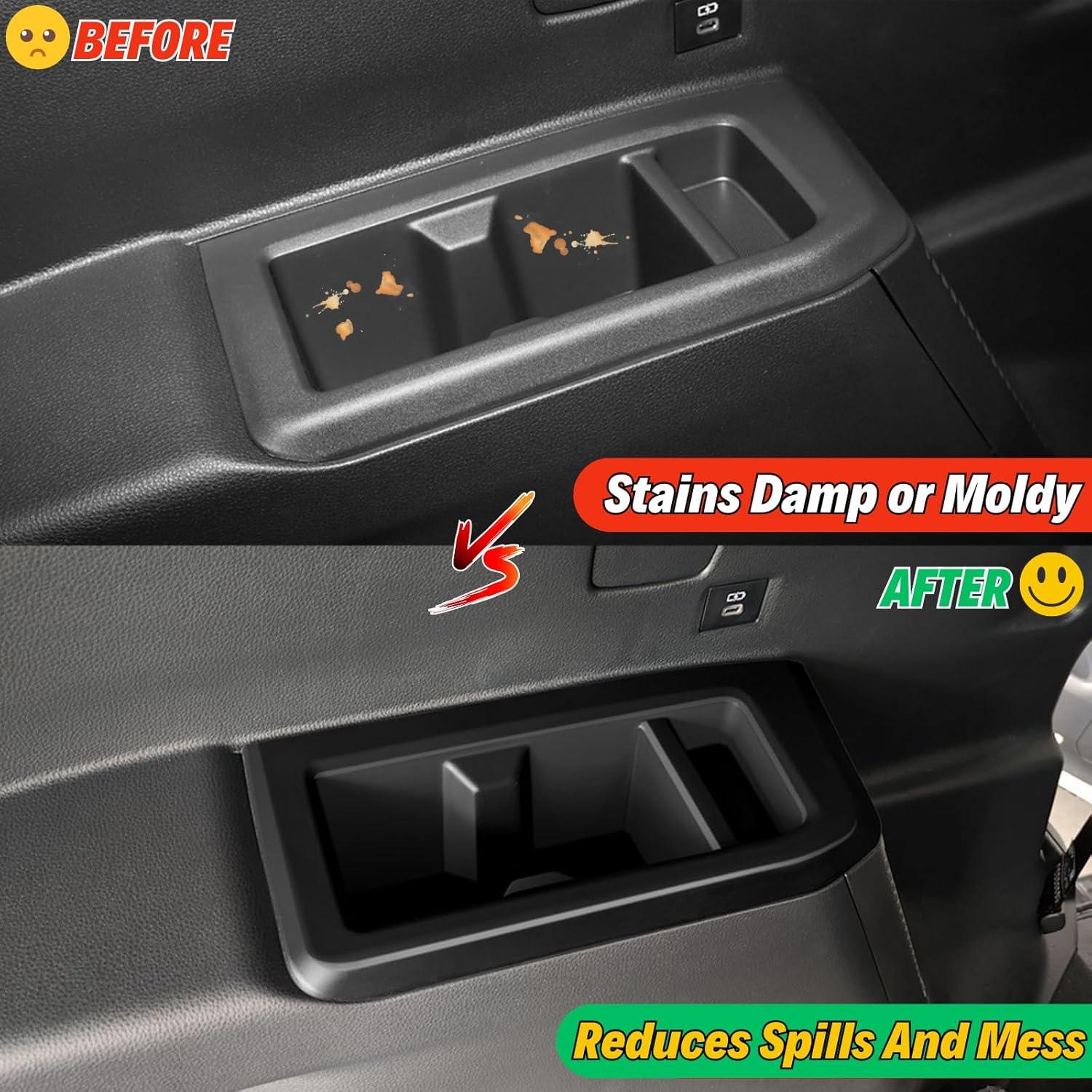 Inserto Soporte para Tazas Toyota Land Cruiser 2024-2025 Negro