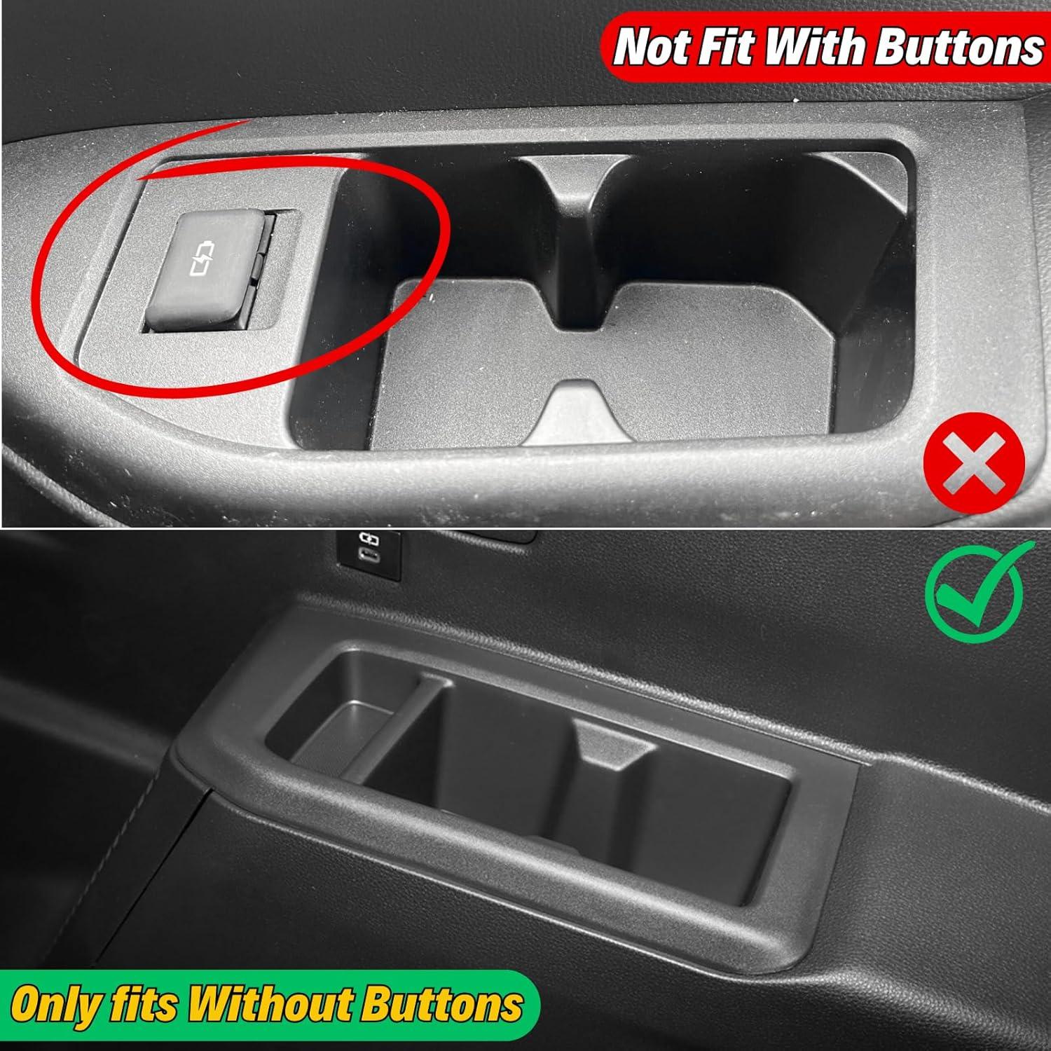 Inserto Soporte para Tazas Toyota Land Cruiser 2024-2025 Negro