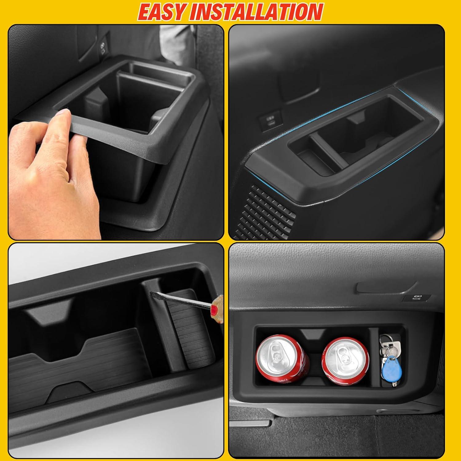 Inserto Soporte para Tazas Toyota Land Cruiser 2024-2025 Negro