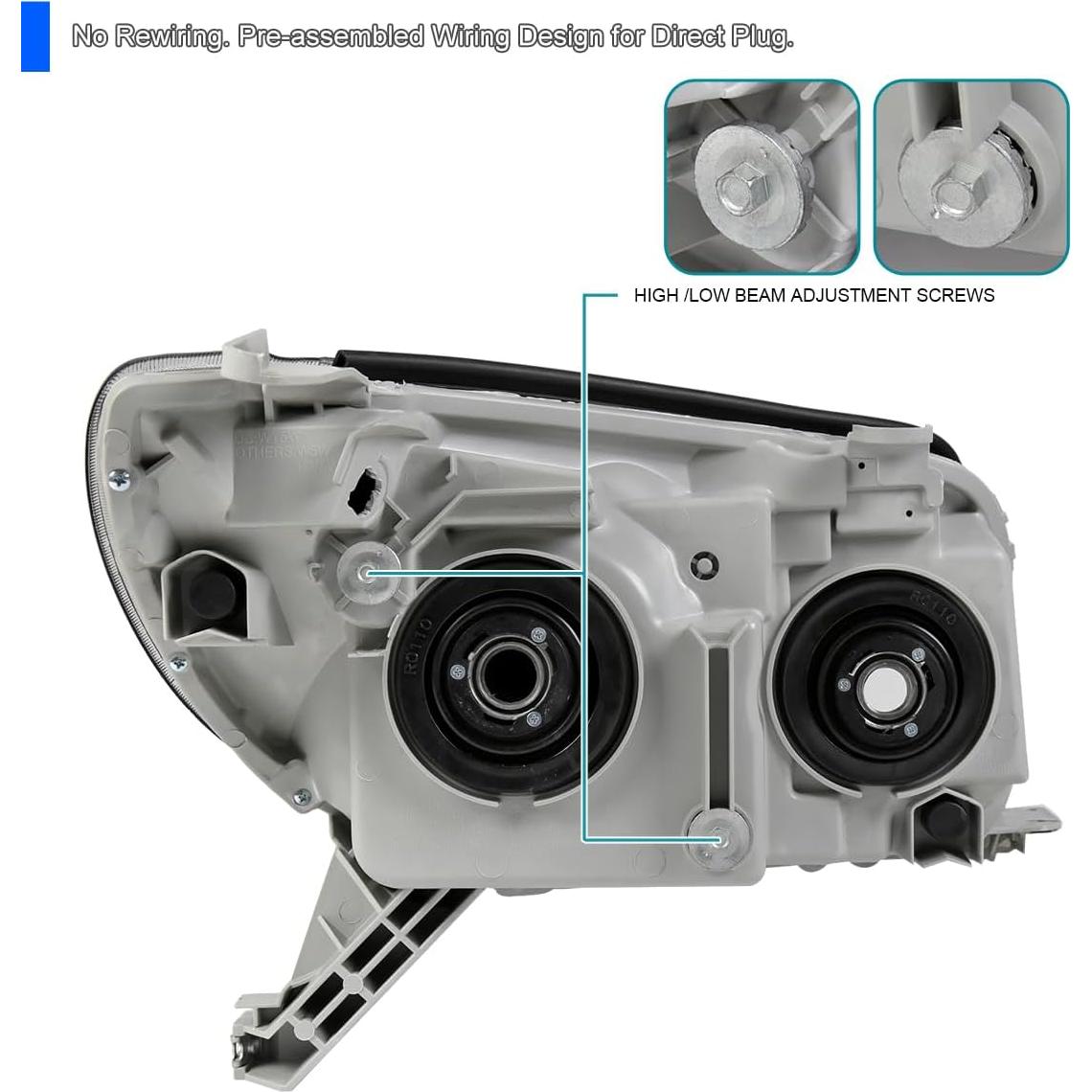 Faros Específicos para Toyota 4Runner 2003-2005 SPEC-D TUNING