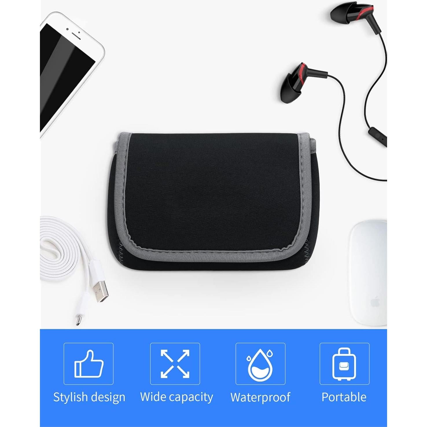 Bolsa Organizadora LENTION para Accesorios Electrónicos - Gris