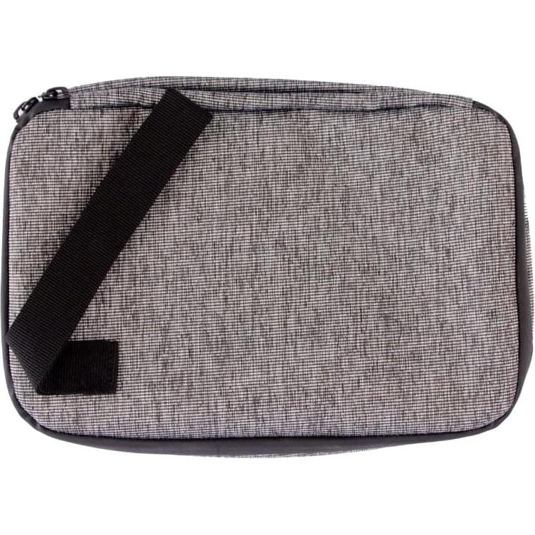 RadioShack Small Electronic Organizer Travel Case, Tablet Carrying Case and Storage Organizer for Smartphones, Chargers, Earphones, Cables, and More, Black