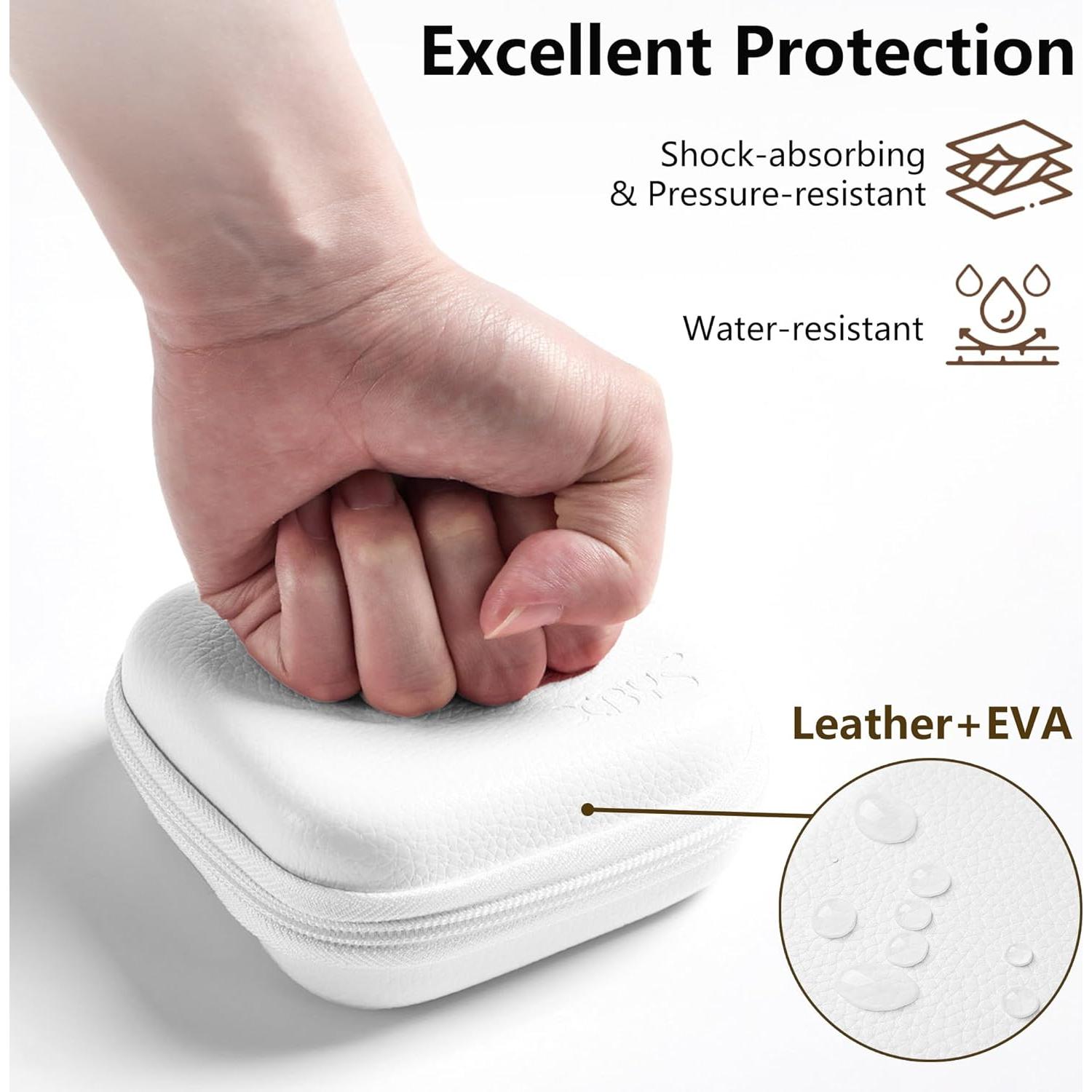 Funda de Cargador Linpr para MacBook - Estuche Organizador Blanco M