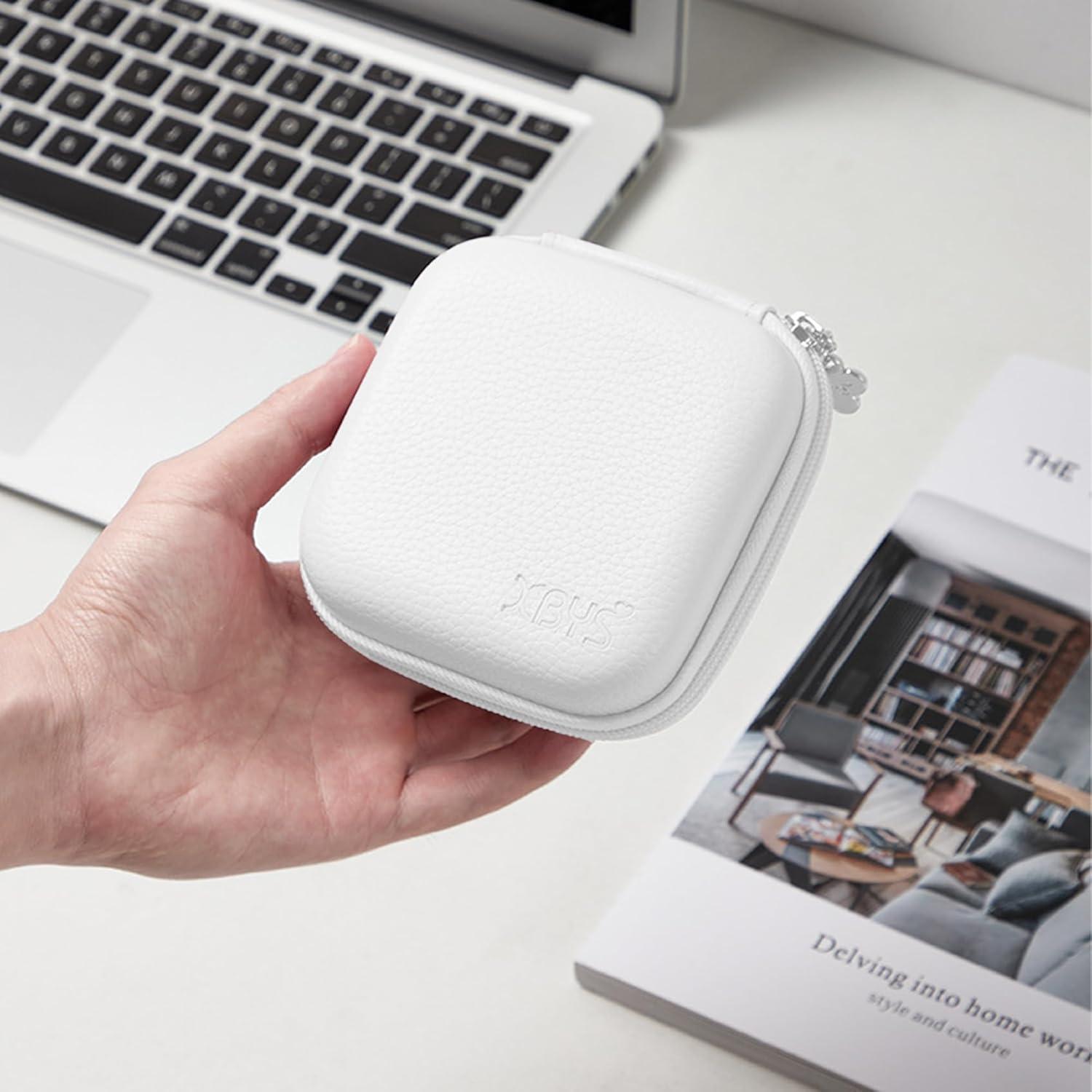 Funda de Cargador Linpr para MacBook - Estuche Organizador Blanco M