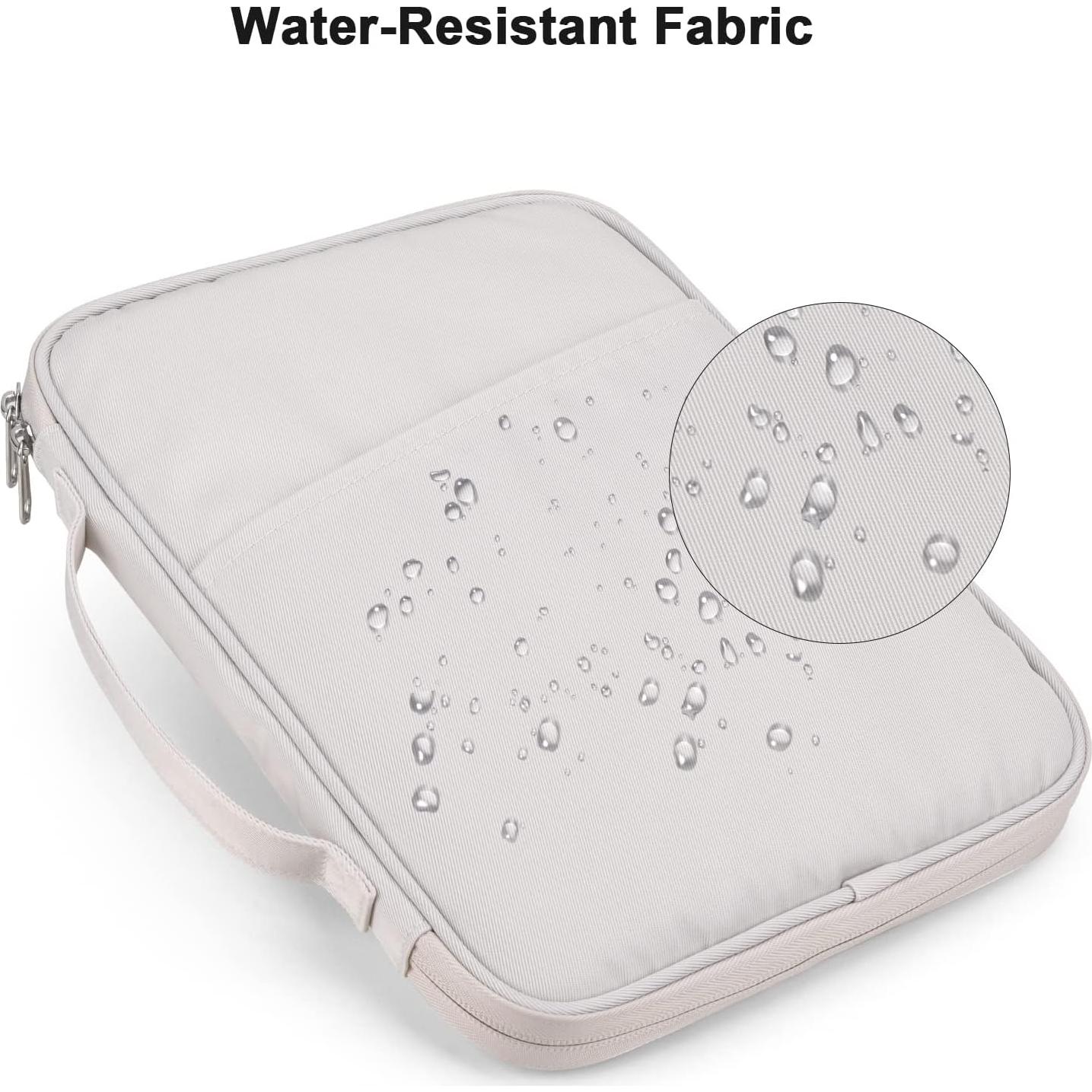 Organizador Funda de Viaje MoonV para iPad 11" Gris Blanco