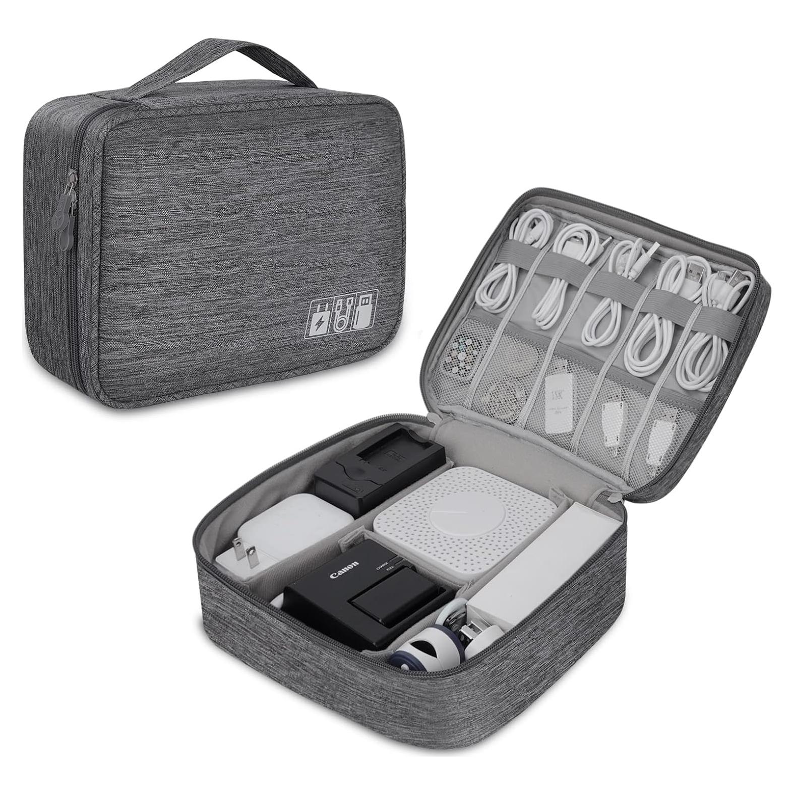 Organizador Electrónico de Viaje XINGXINRONG Doble Capa 25.5x19x9cm