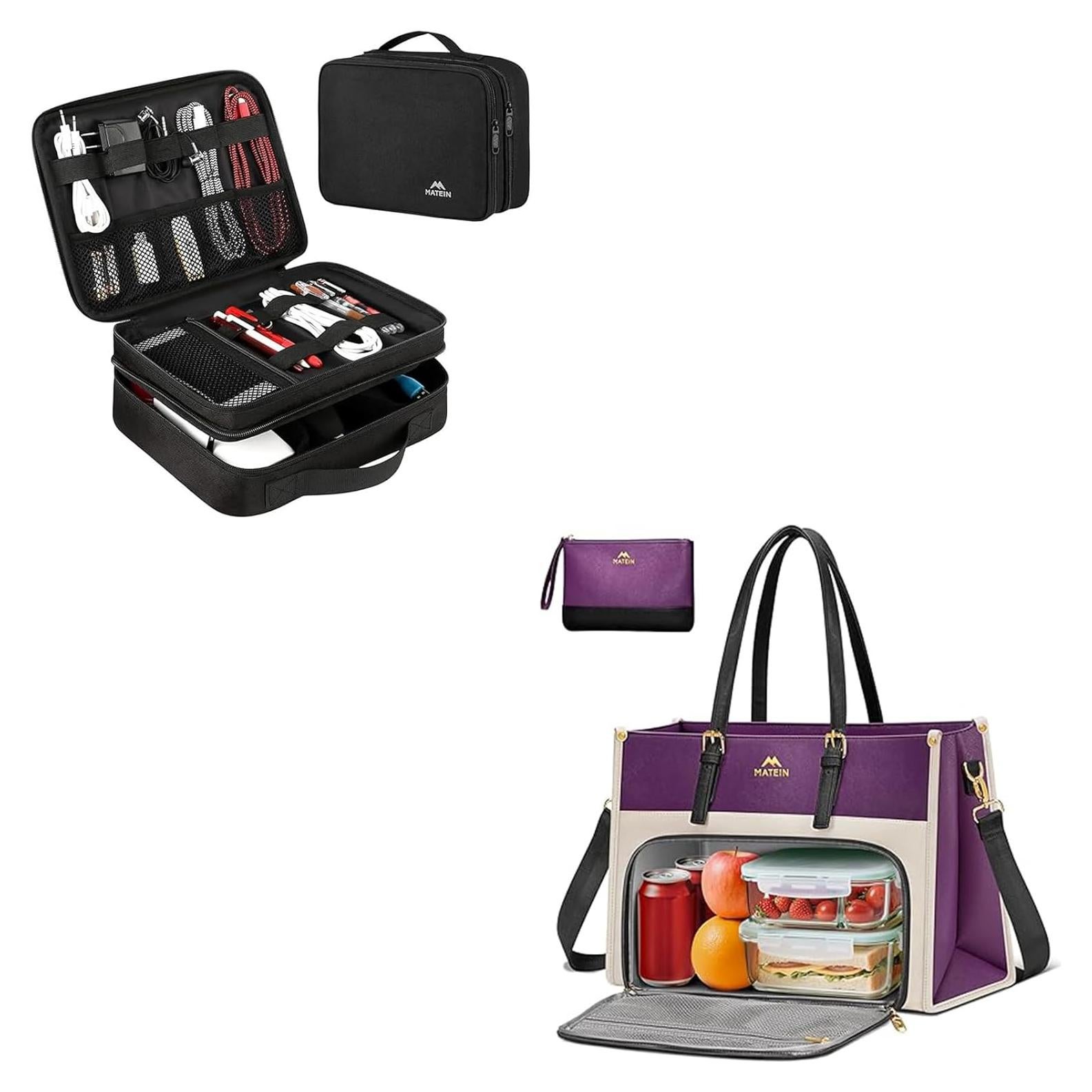 Organizador de Viaje MATEIN para Laptop 15.6" y Almuerzo