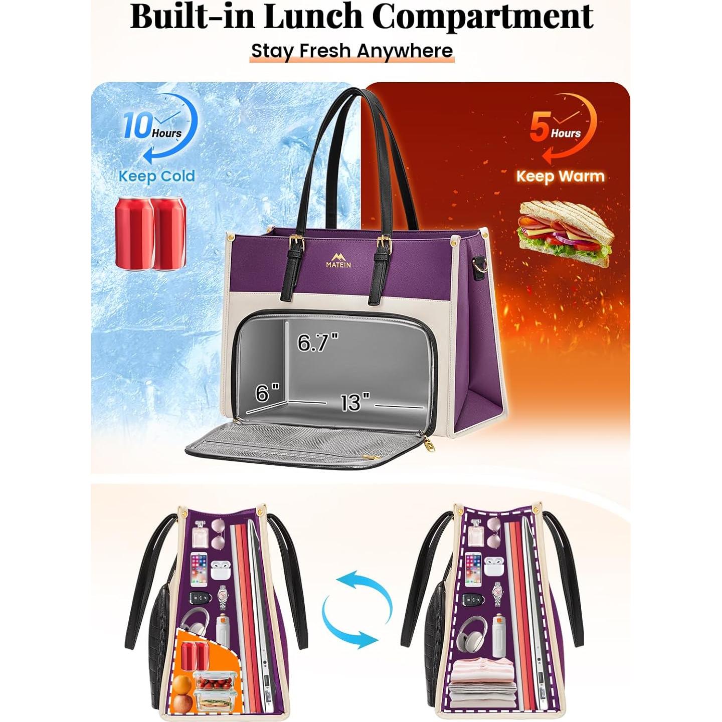 Organizador de Viaje MATEIN para Laptop 15.6" y Almuerzo