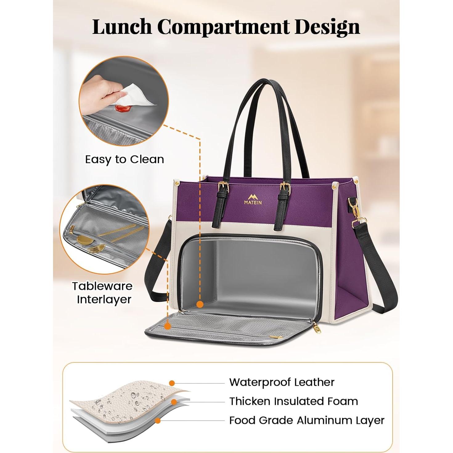 Organizador de Viaje MATEIN para Laptop 15.6" y Almuerzo