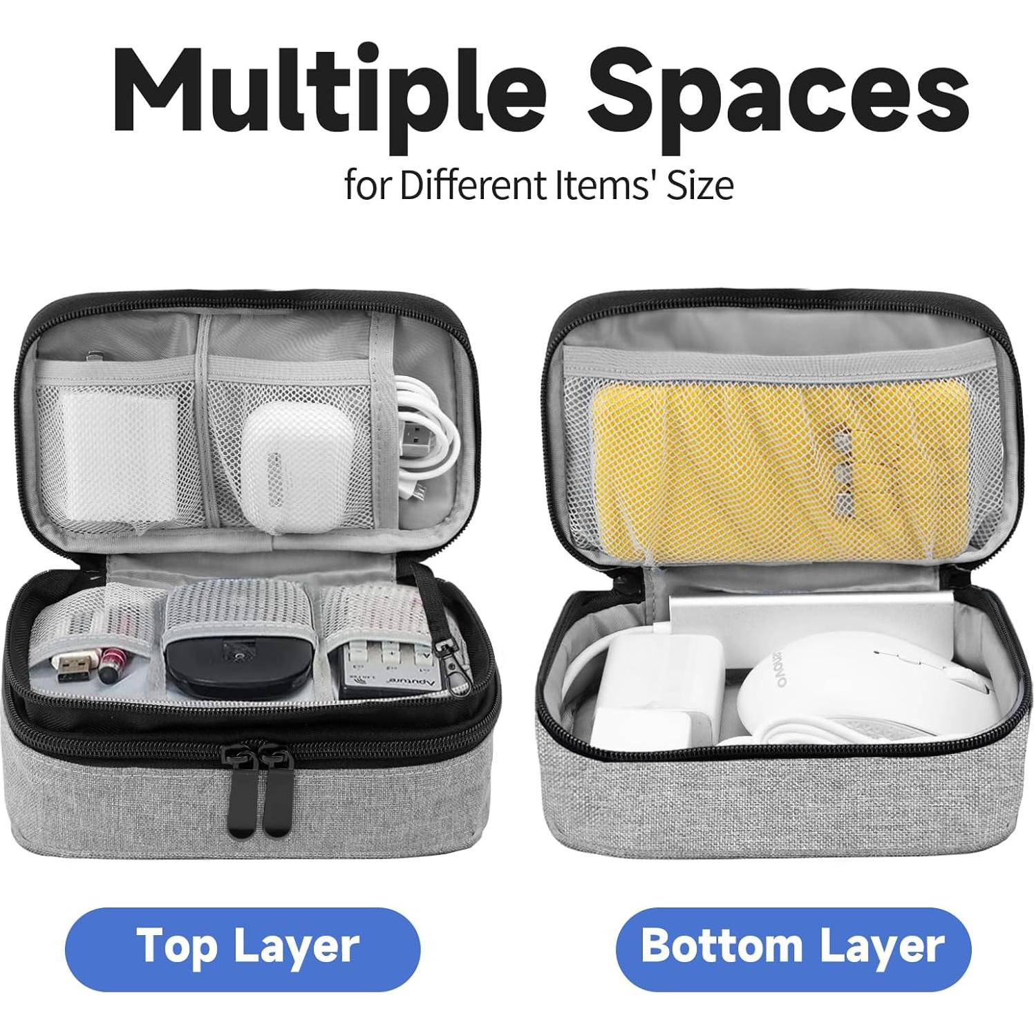 Organizador Electrónico de Viaje Zealearn Compacto 19.6x11.2x9.4cm