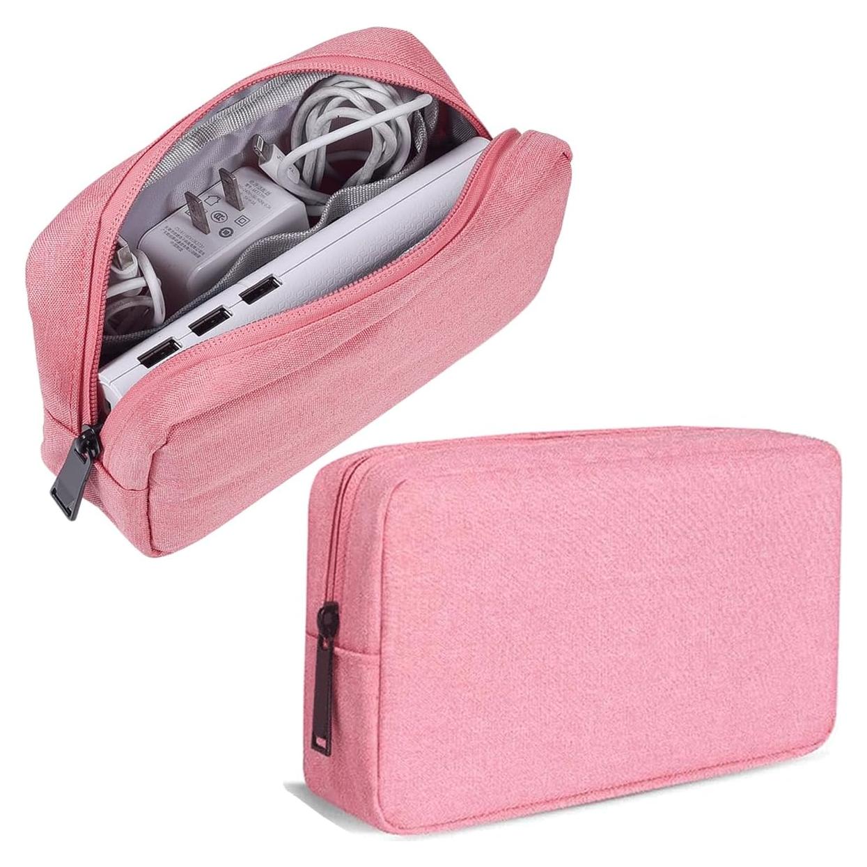 Organizador de Cables CAAORDKSO Pequeño Rosa Impermeable