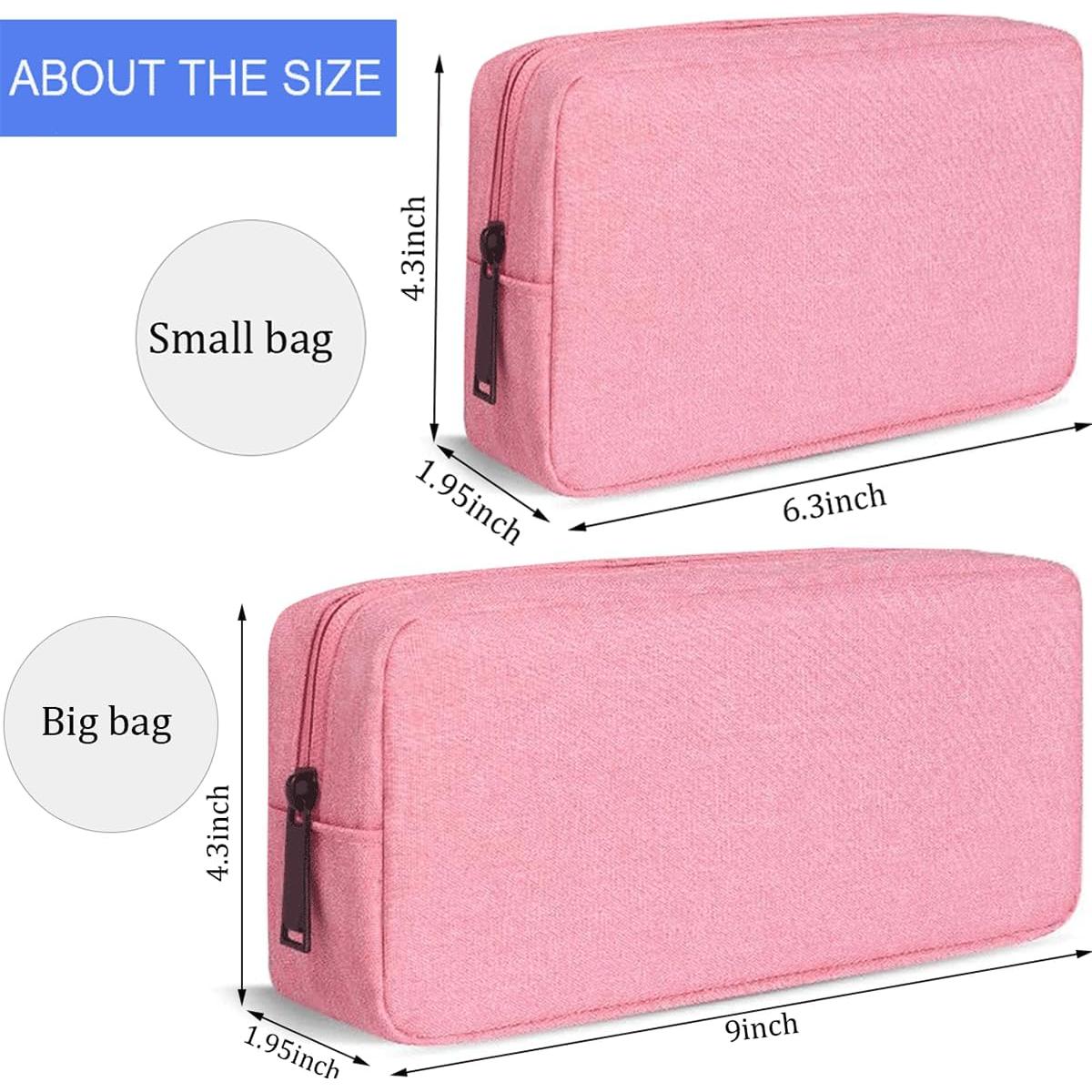 Organizador de Cables CAAORDKSO Pequeño Rosa Impermeable