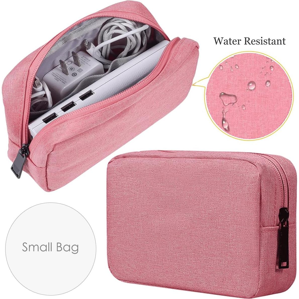 Organizador de Cables CAAORDKSO Pequeño Rosa Impermeable