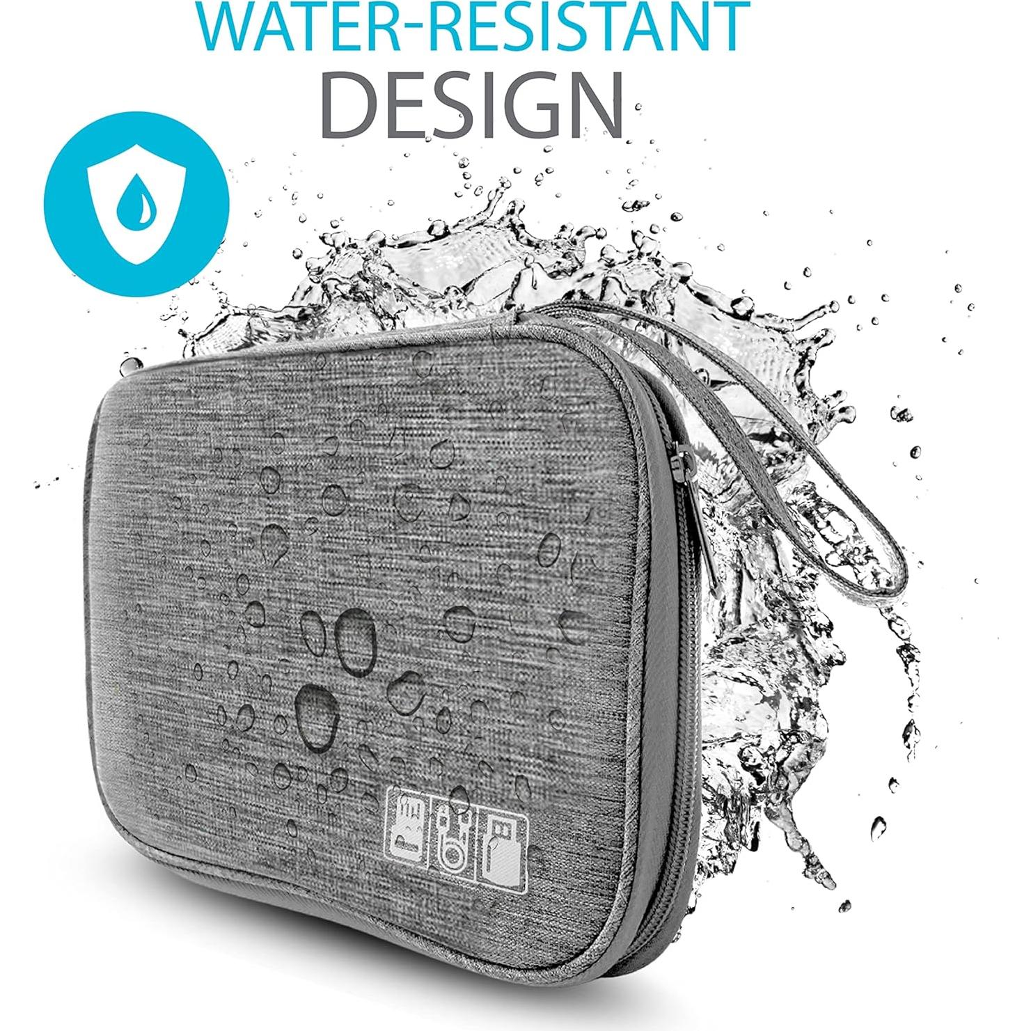 Organizador de Cargadores ToolBay Gris - Bolsa de Viaje Compacta