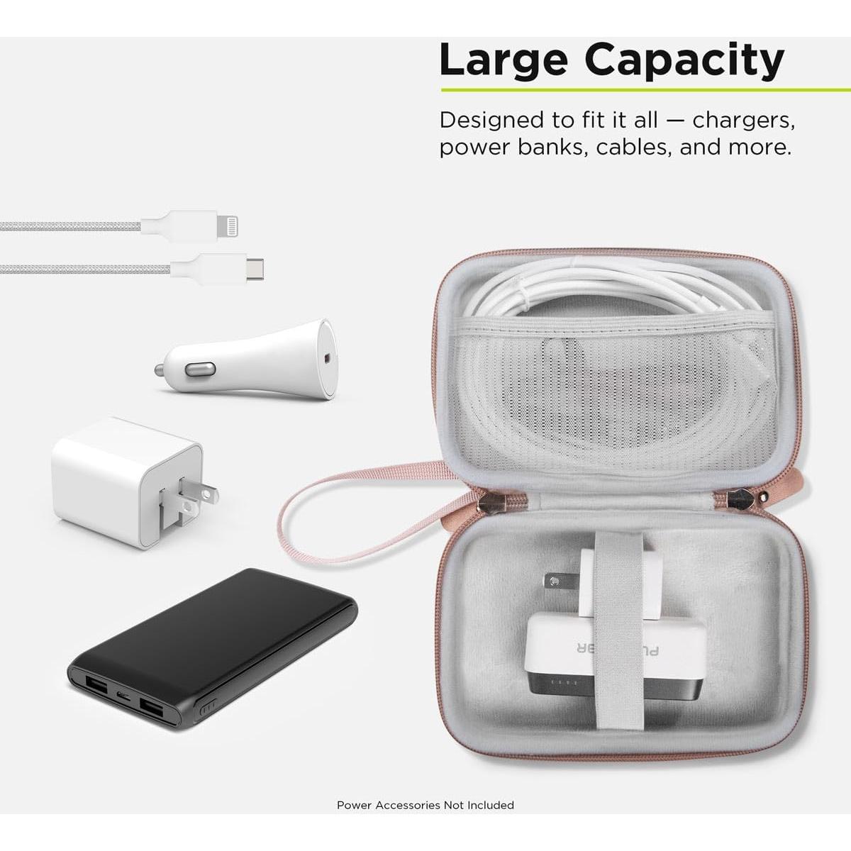 Funda Organizadora de Viaje PureGear Oro Rosa para Accesorios