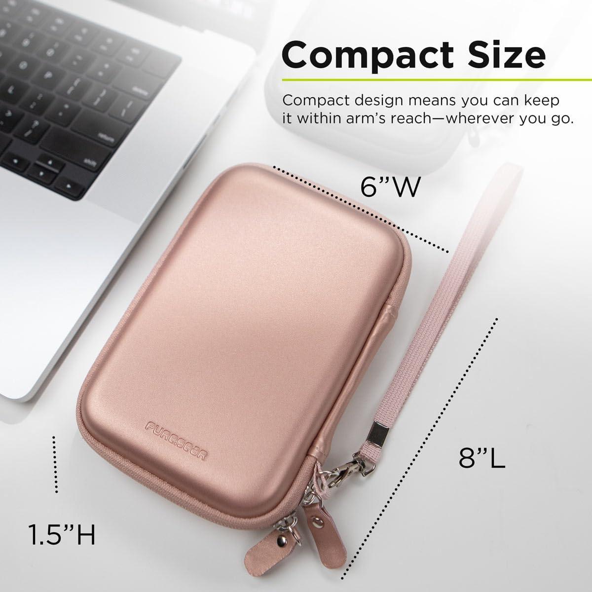 Funda Organizadora de Viaje PureGear Oro Rosa para Accesorios