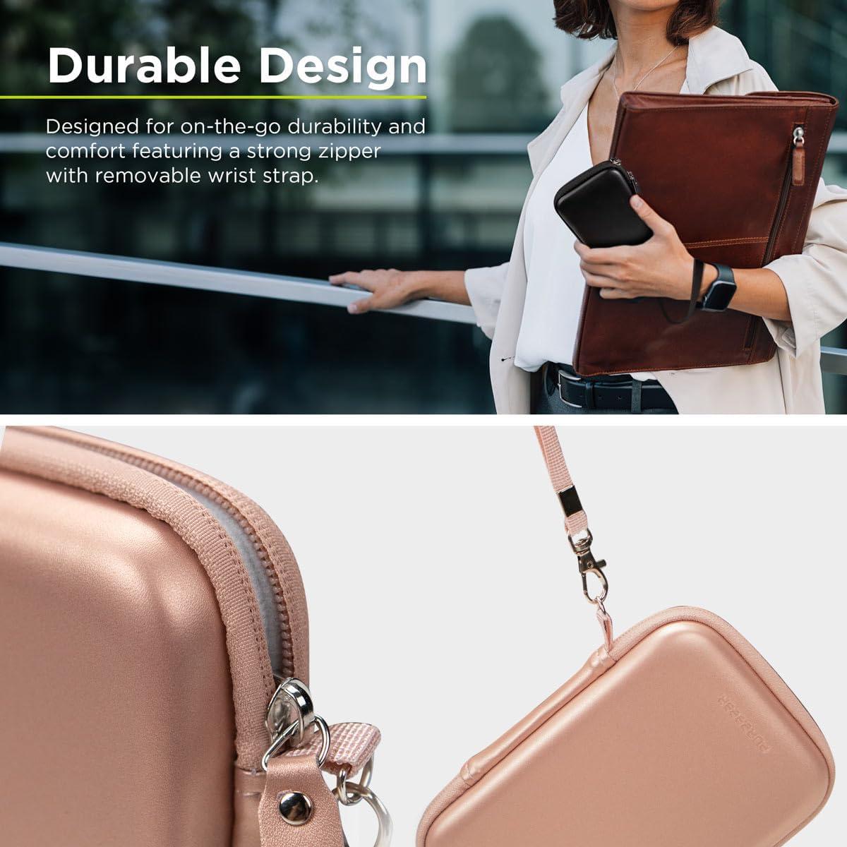 Funda Organizadora de Viaje PureGear Oro Rosa para Accesorios