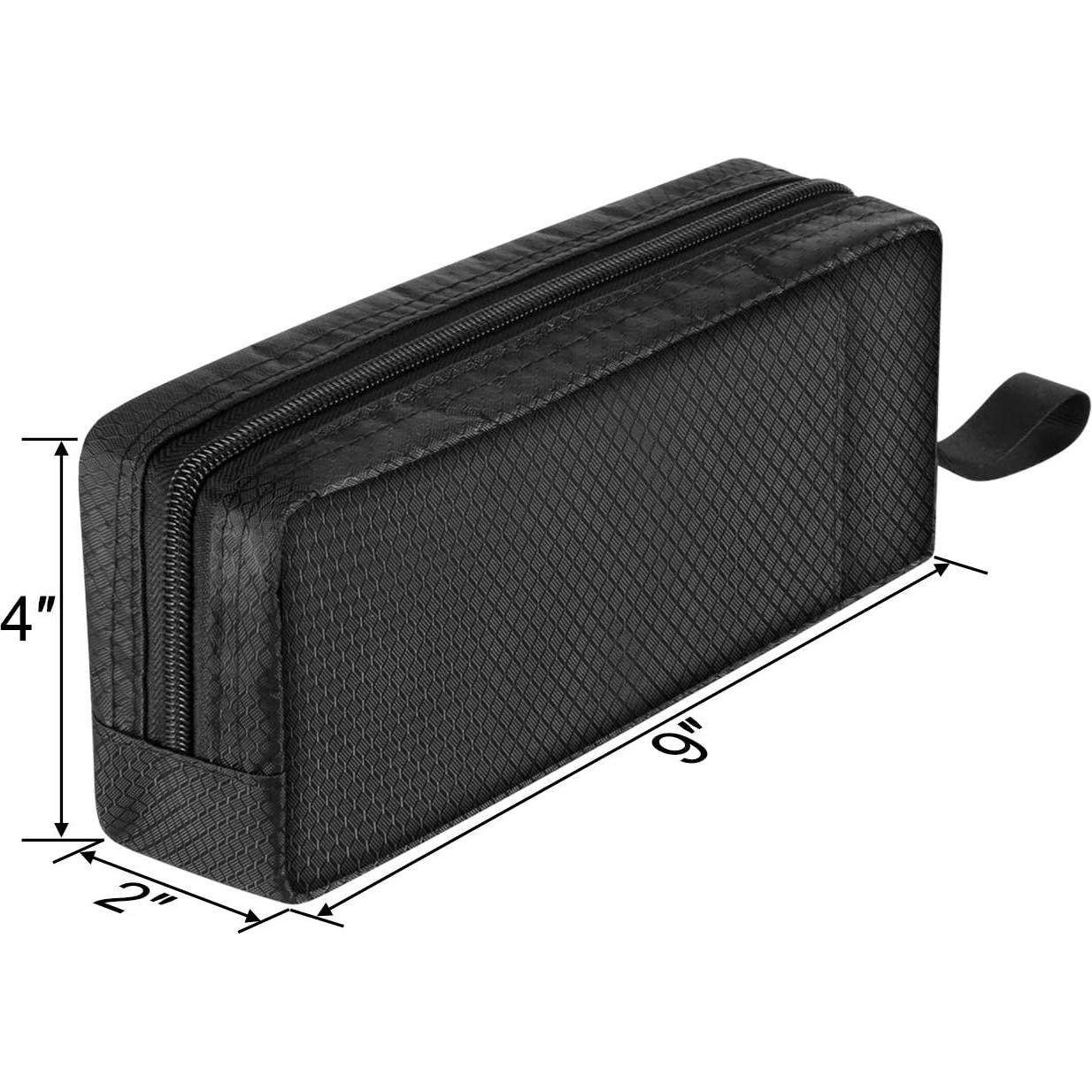 Bolsa Organizador de Cables CM Portátil Negra 23x10x5 cm