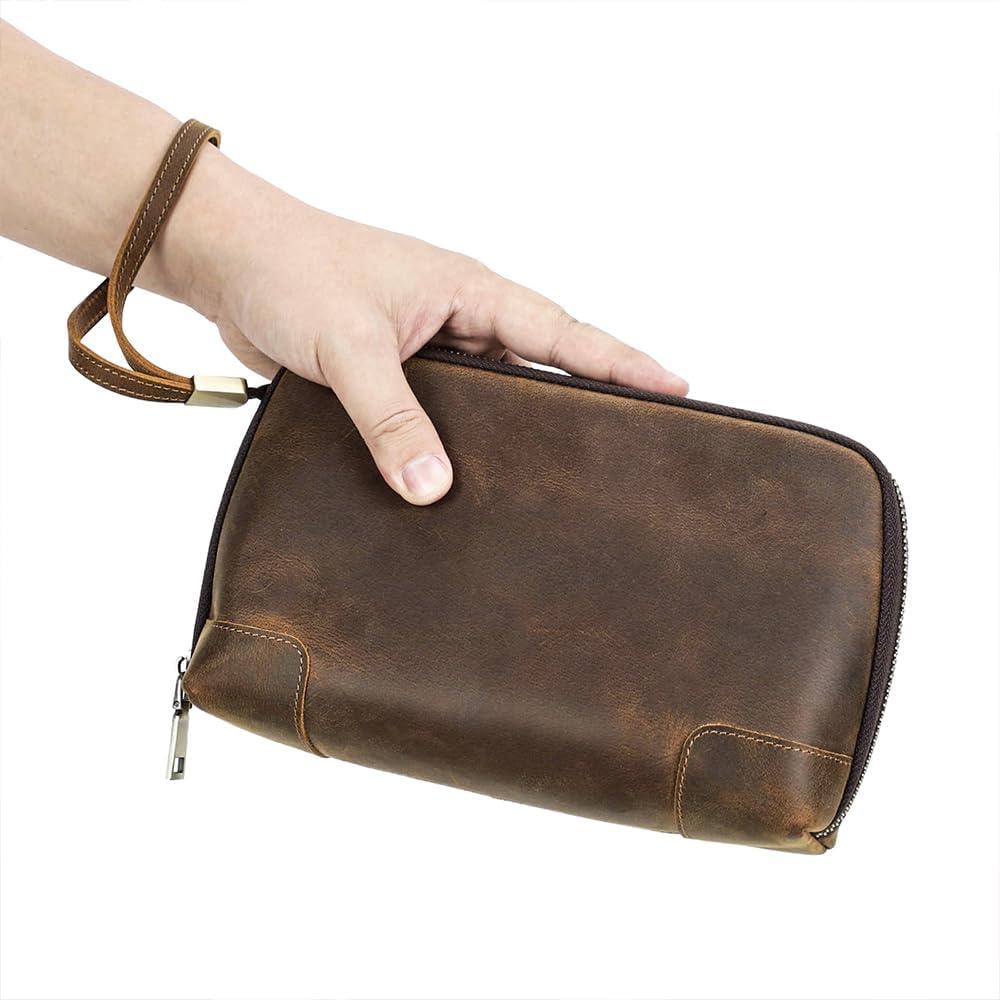 Organizador de Viaje de Cuero Contacts MC1034 para Cables y Accesorios