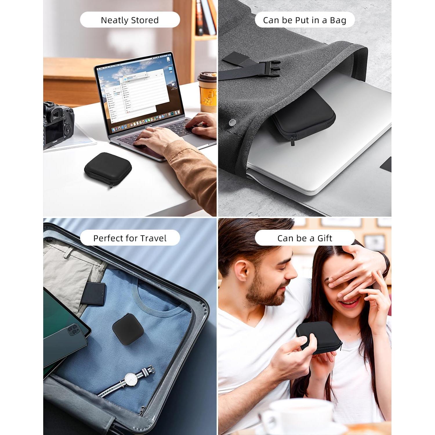 Funda Organizadora de Viaje DATAFY para Page Turner Kindle - Negra