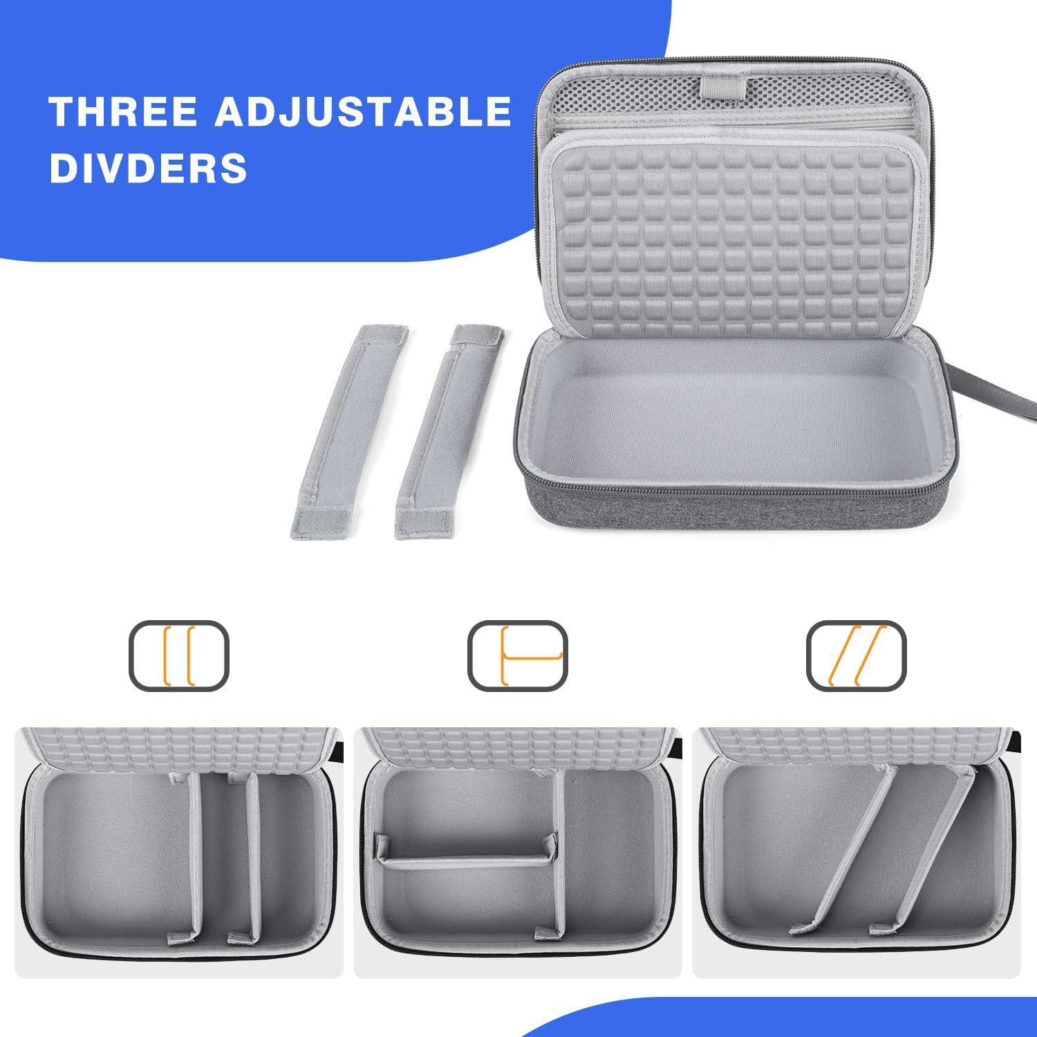 Funda Dura Organizador Electrónico CAAORDKSO Gris Impermeable