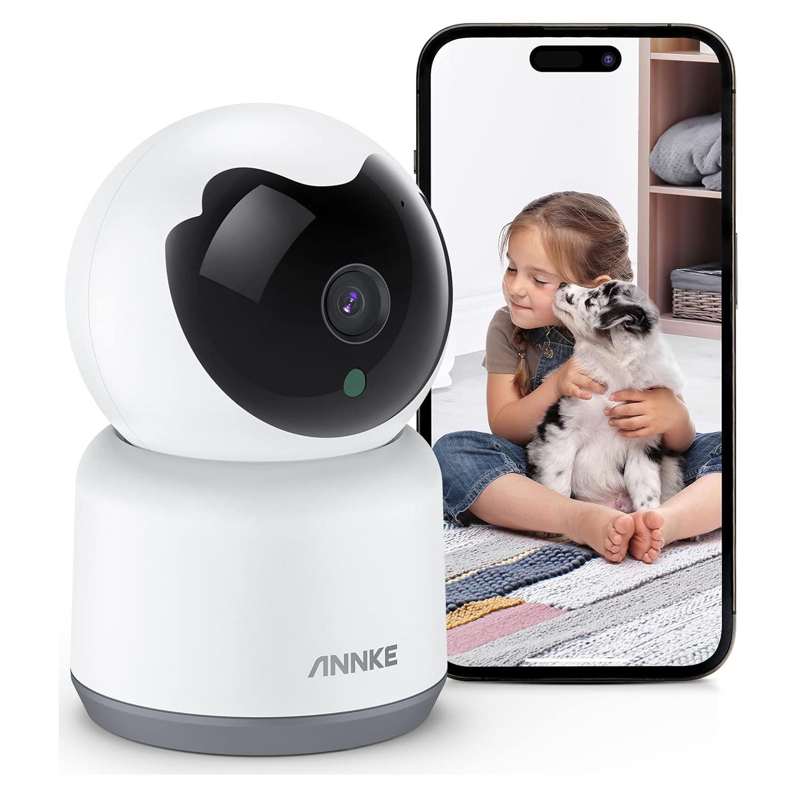 Cámara ANNKE 2K Interior WiFi 360° con Audio Bidireccional