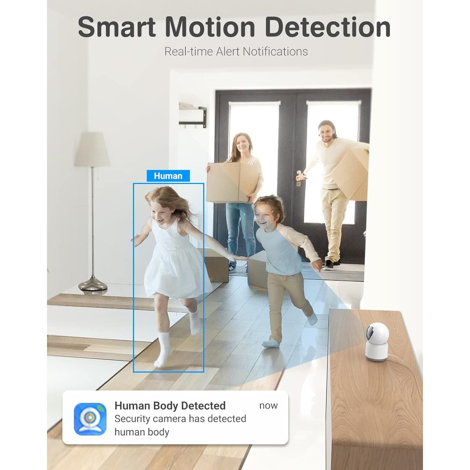 Cámara ANNKE 2K Interior WiFi 360° con Audio Bidireccional