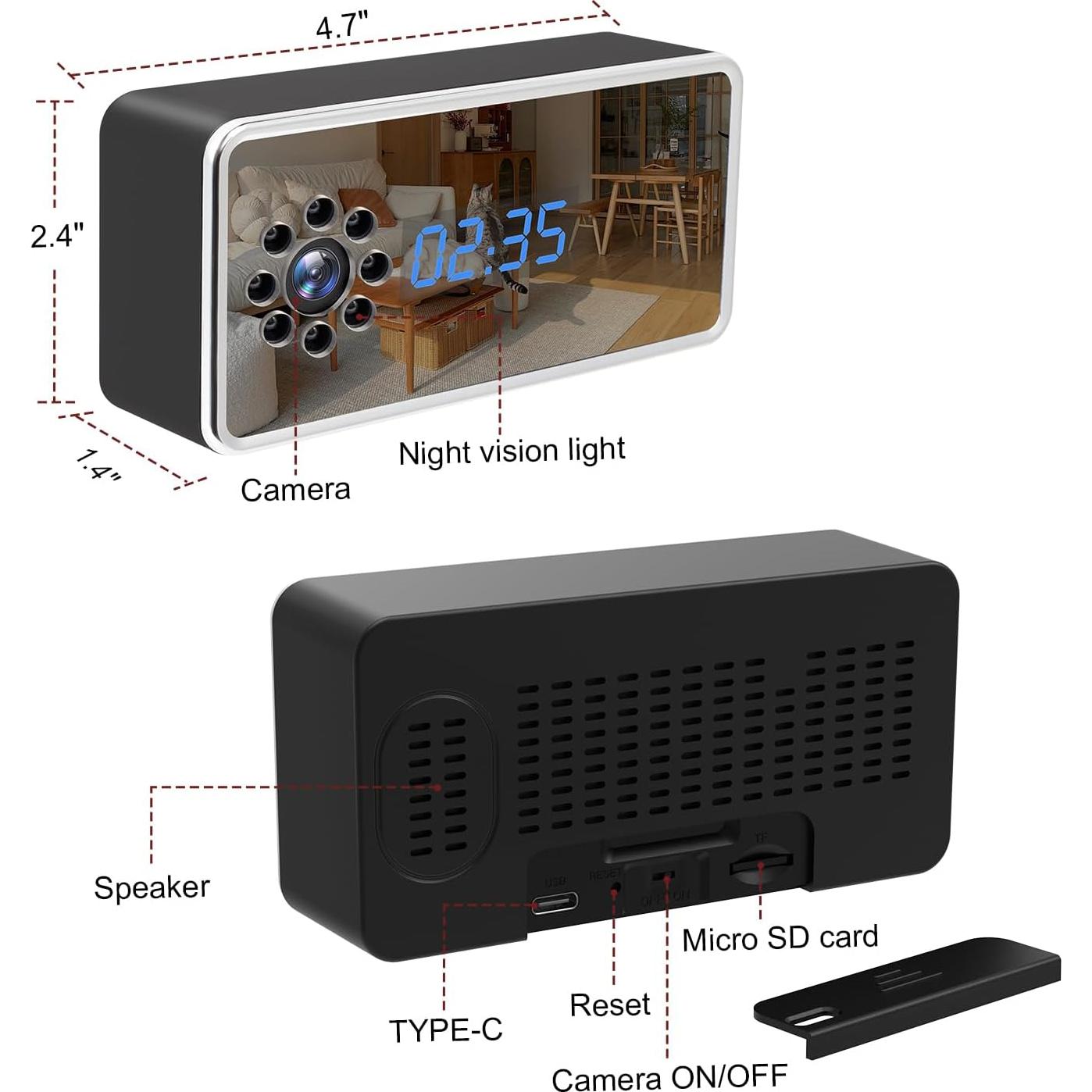 Cámara de Seguridad Inalámbrica TnoxHD 1080p con Visión Nocturna