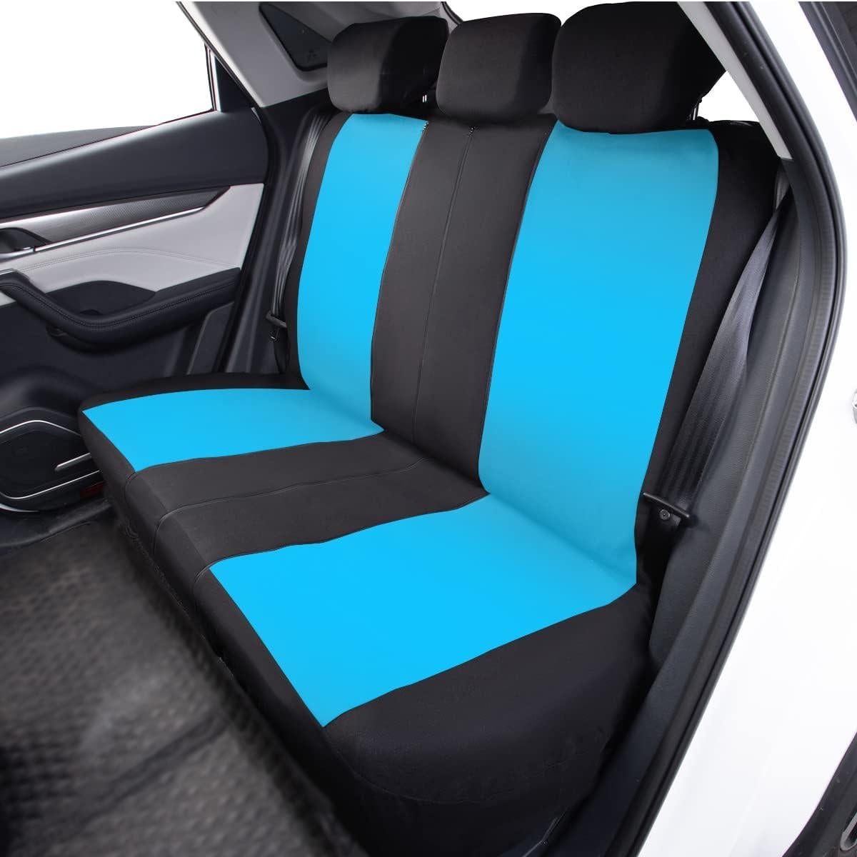 Cubiertas de Asiento de Coche Flying Banner Universal Negro/Azul